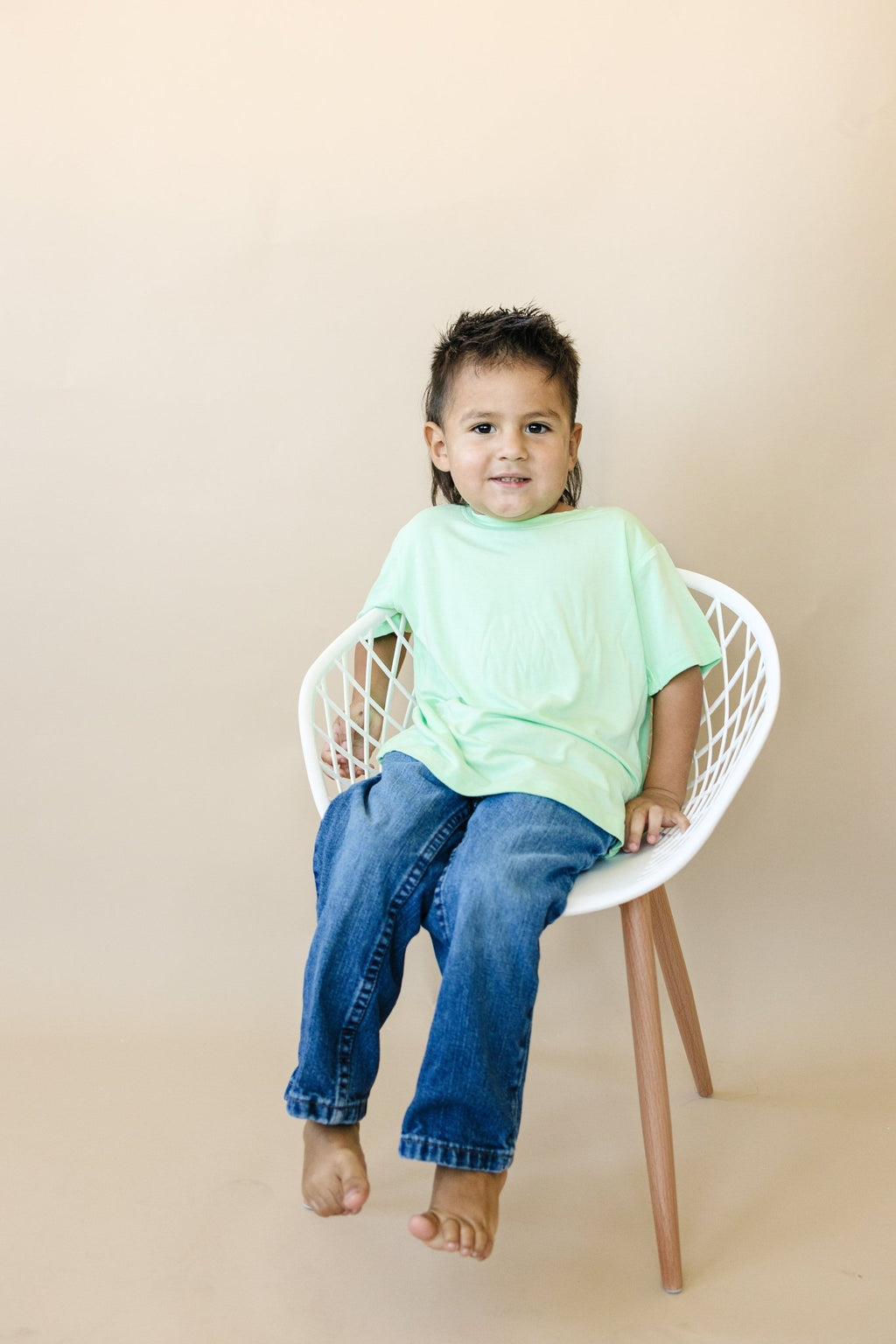 Lime Green Bamboo Tee - Shop Avnu