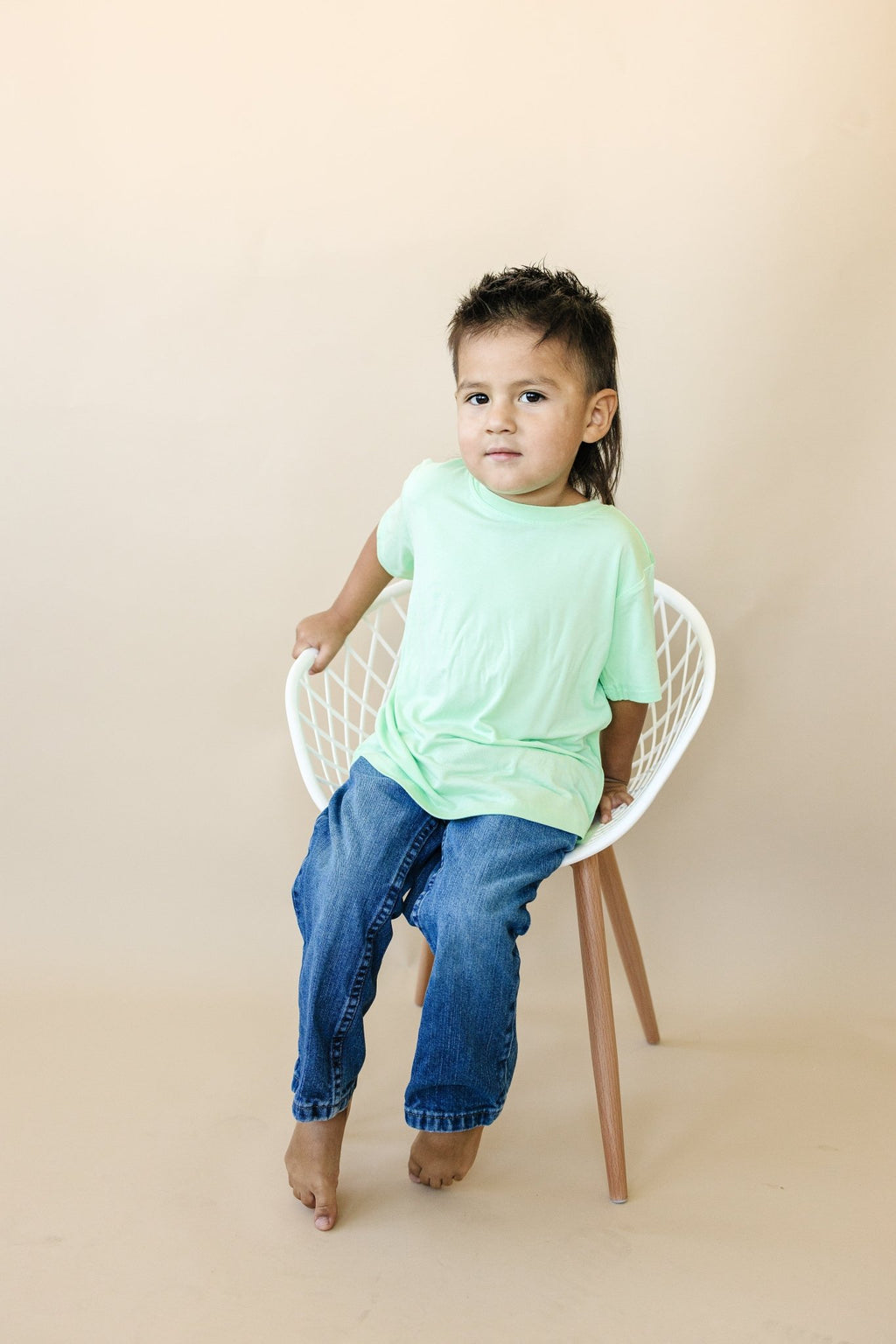 Lime Green Bamboo Tee - Shop Avnu