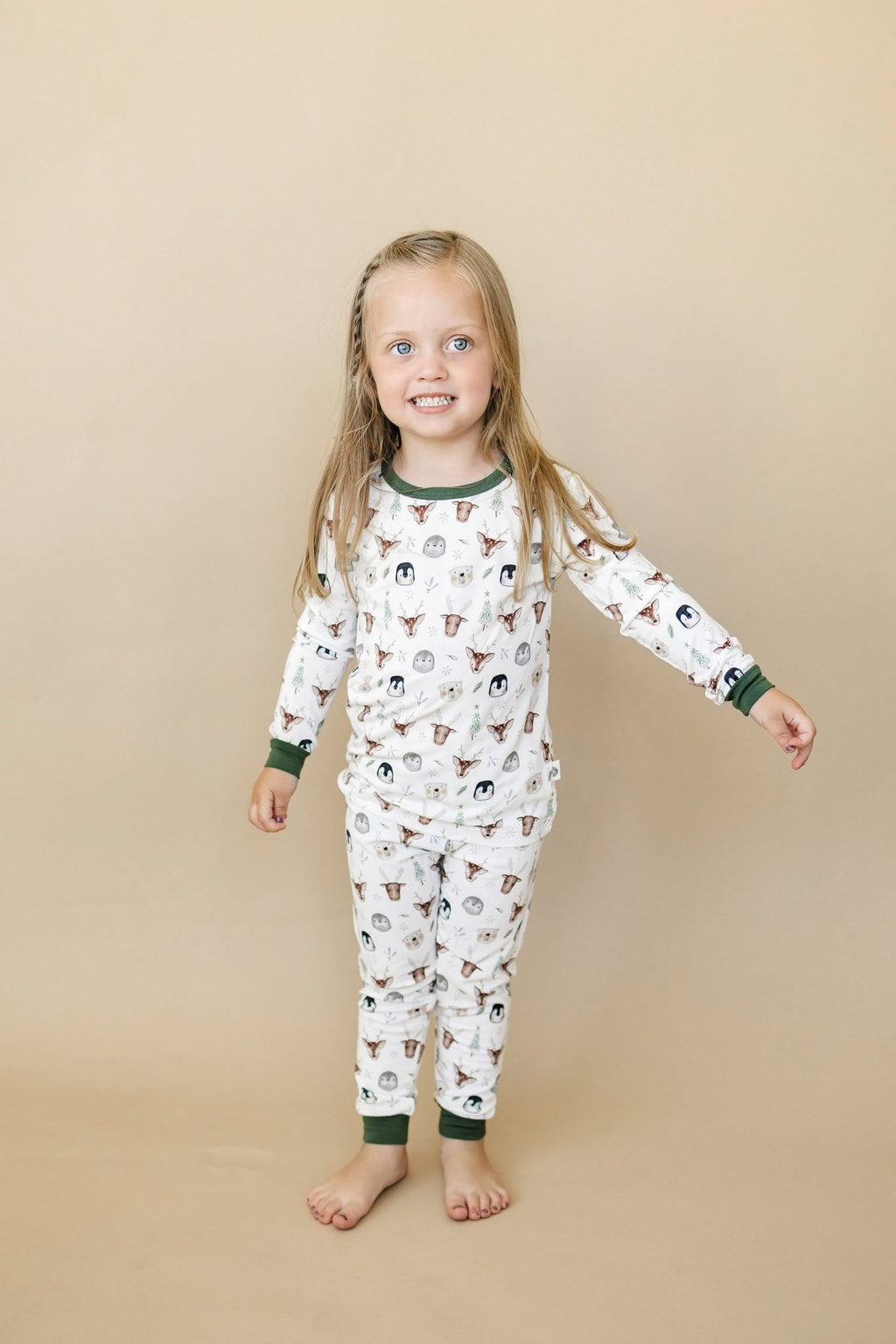 North Pole Pals 2pc Bamboo Pajamas - Shop Avnu
