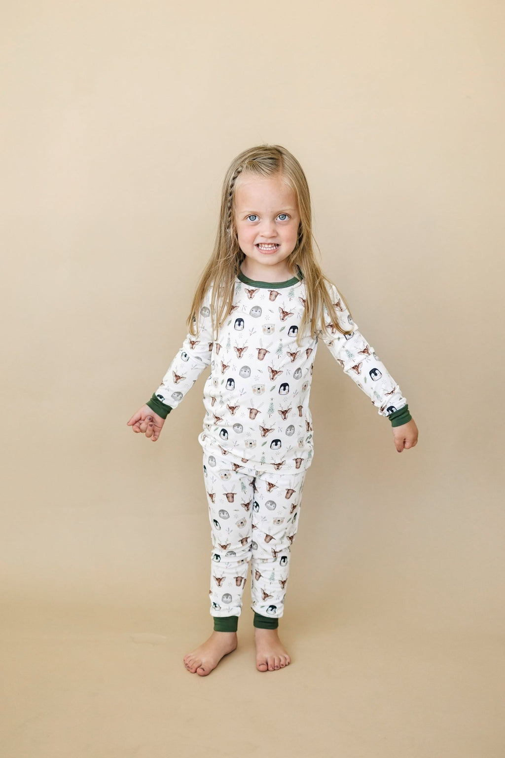 North Pole Pals 2pc Bamboo Pajamas - Shop Avnu