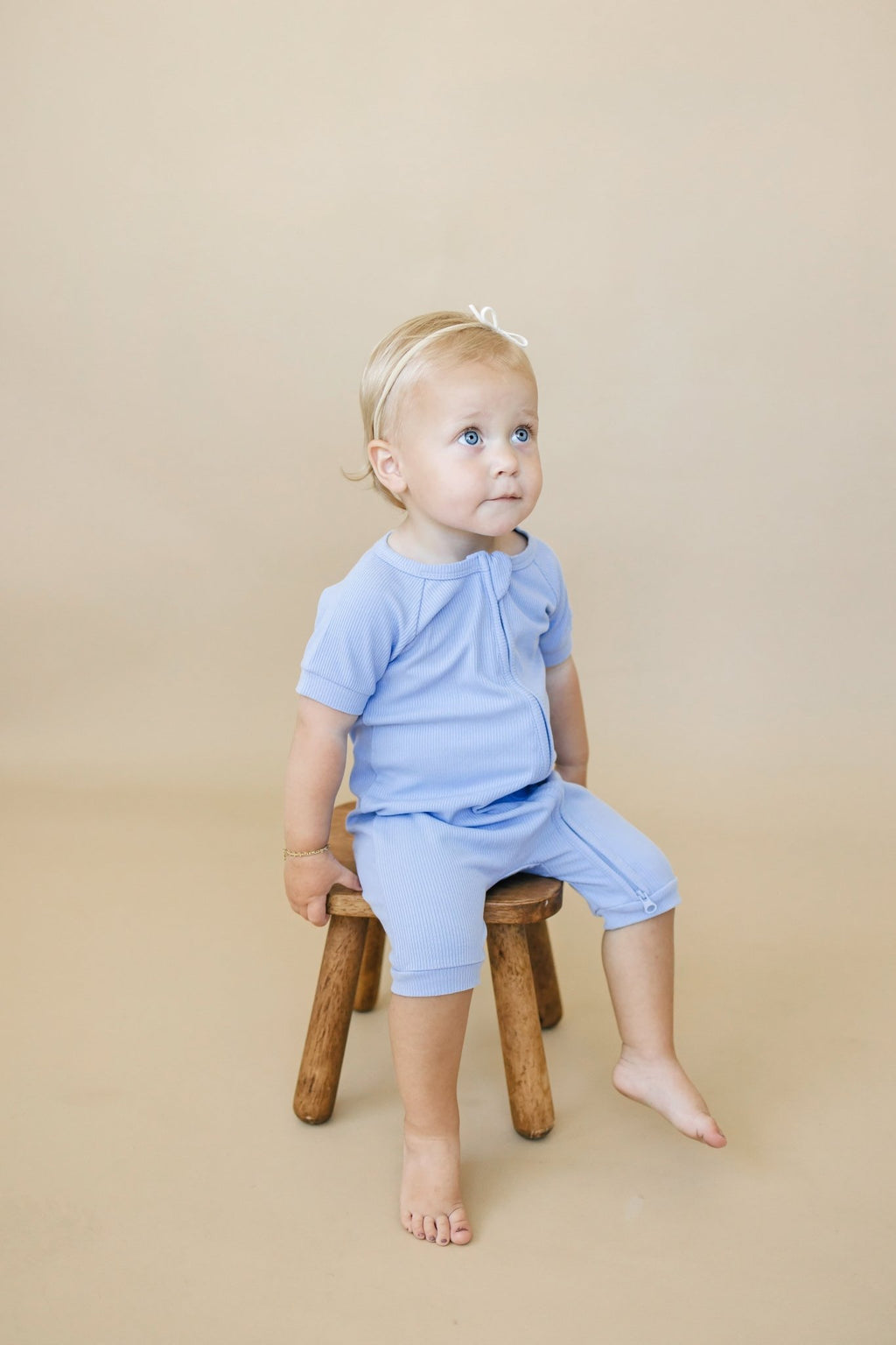 Solid Ribbed Bamboo Shorty Romper - more colors - Shop Avnu