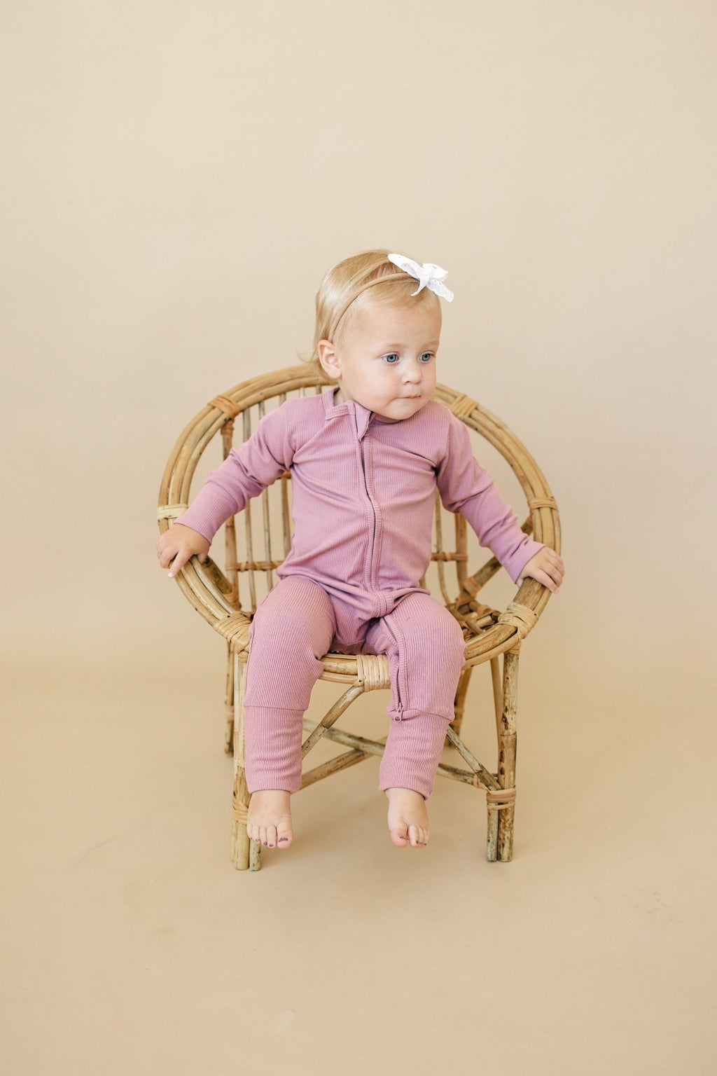 Solid Ribbed Bamboo Zippy Romper - more colors - Shop Avnu