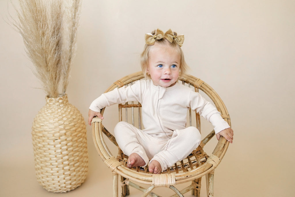 Solid Ribbed Bamboo Zippy Romper - more colors - Shop Avnu