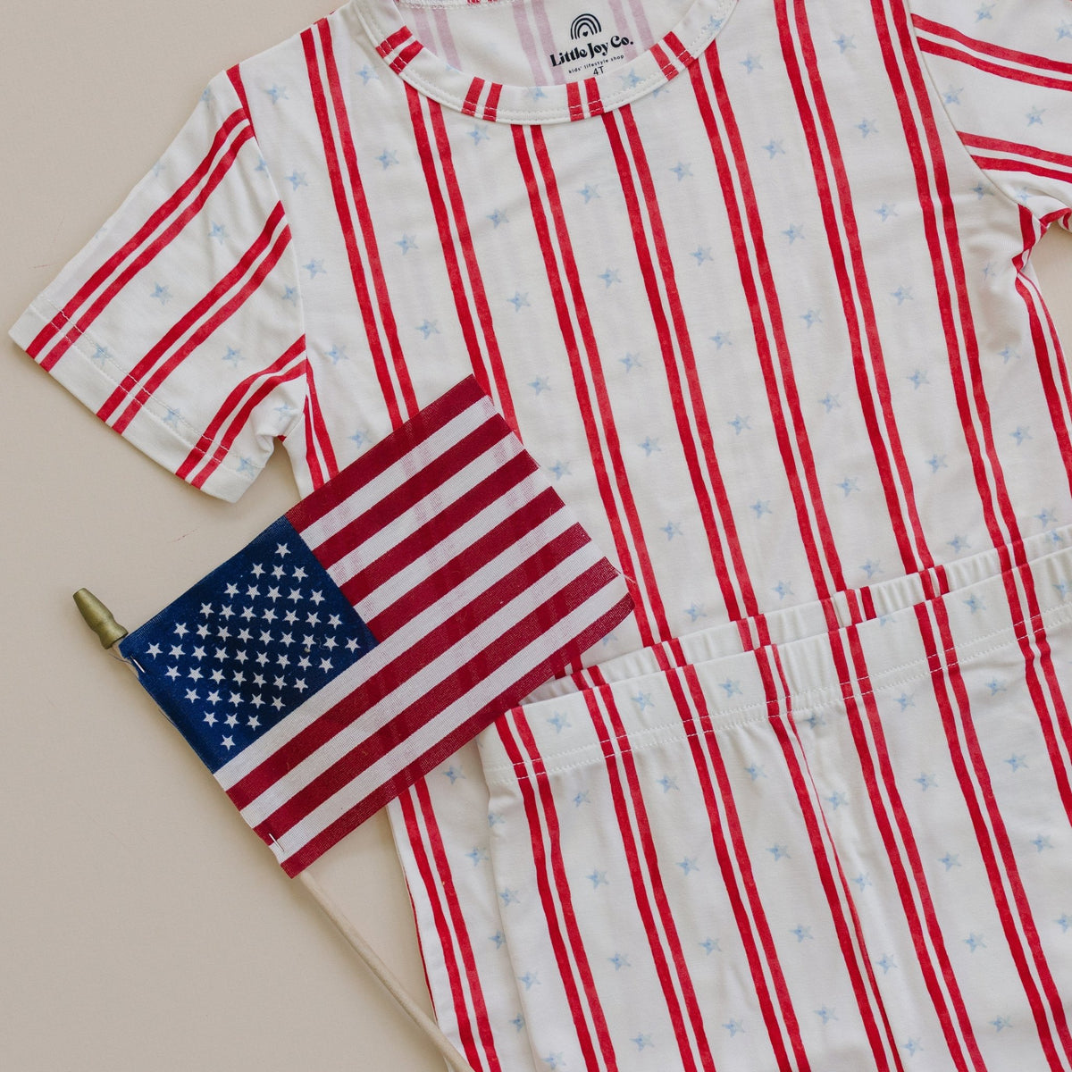 Stars & Stripes 2pc Bamboo Pajamas - Shop Avnu