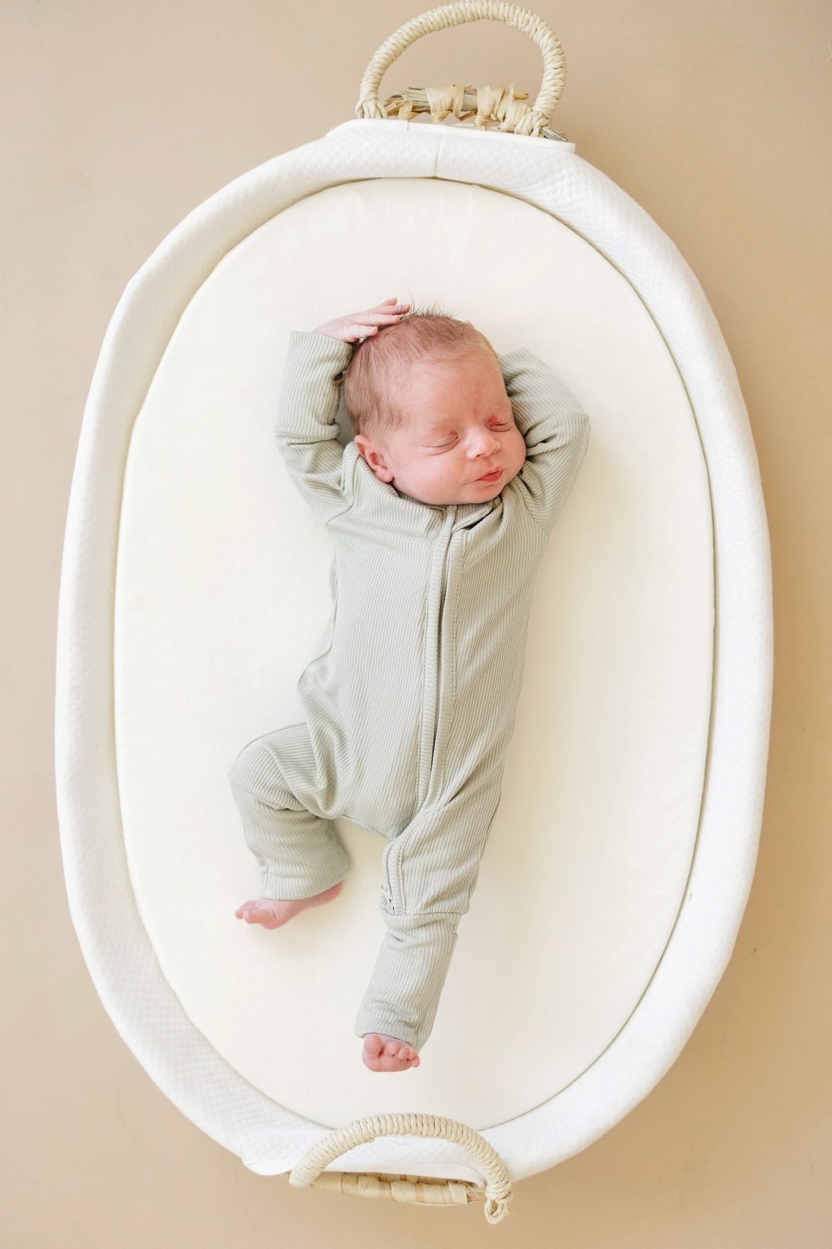 Solid Ribbed Bamboo Zippy Romper - more colors - Shop Avnu