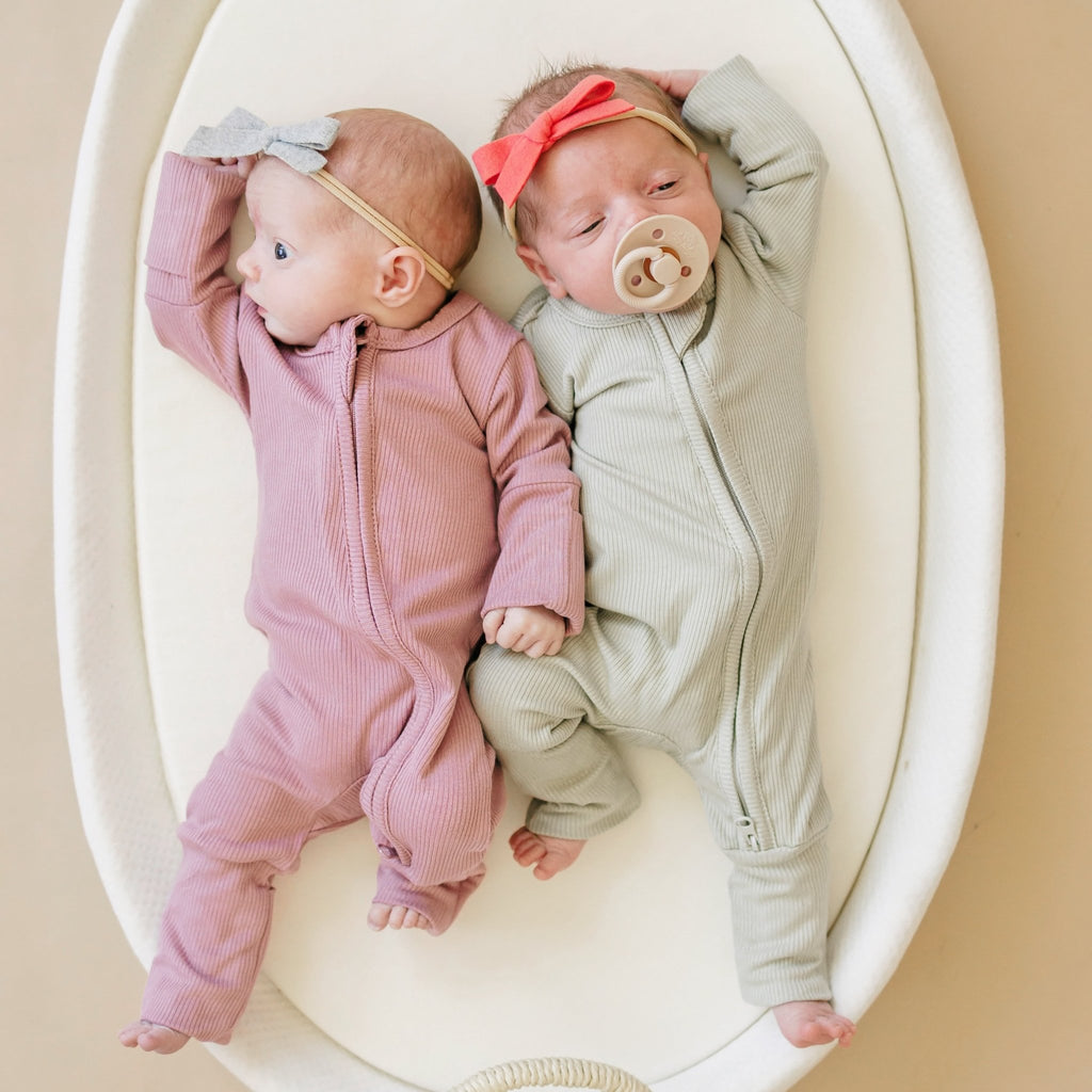 Solid Ribbed Bamboo Zippy Romper - more colors - Shop Avnu