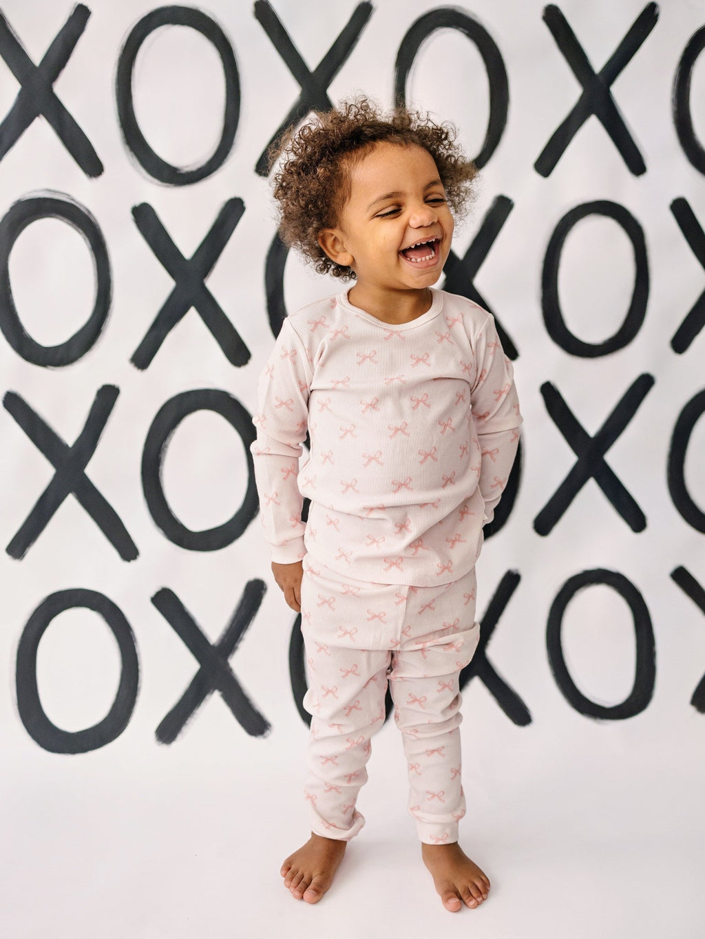 Blushing Bows 2pc Bamboo Pajamas - Shop Avnu