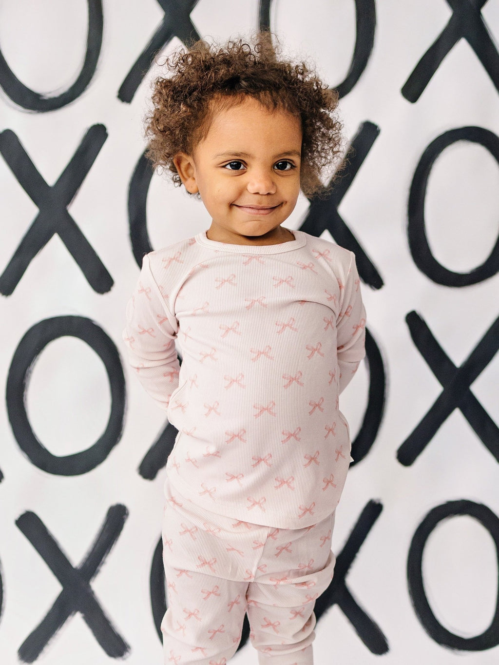 Blushing Bows 2pc Bamboo Pajamas - Shop Avnu