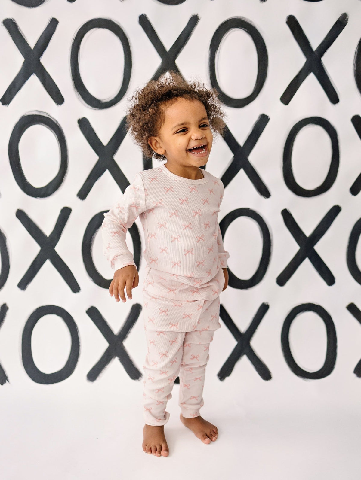 Blushing Bows 2pc Bamboo Pajamas - Shop Avnu