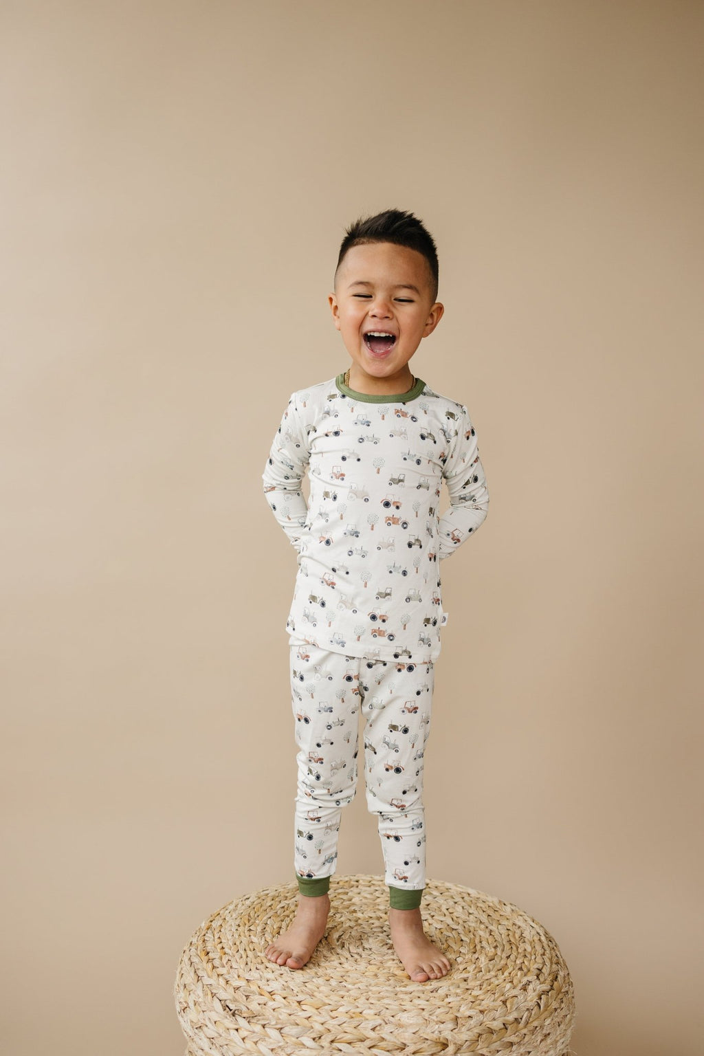 Tiny Tractors 2pc Bamboo Pajamas - Shop Avnu