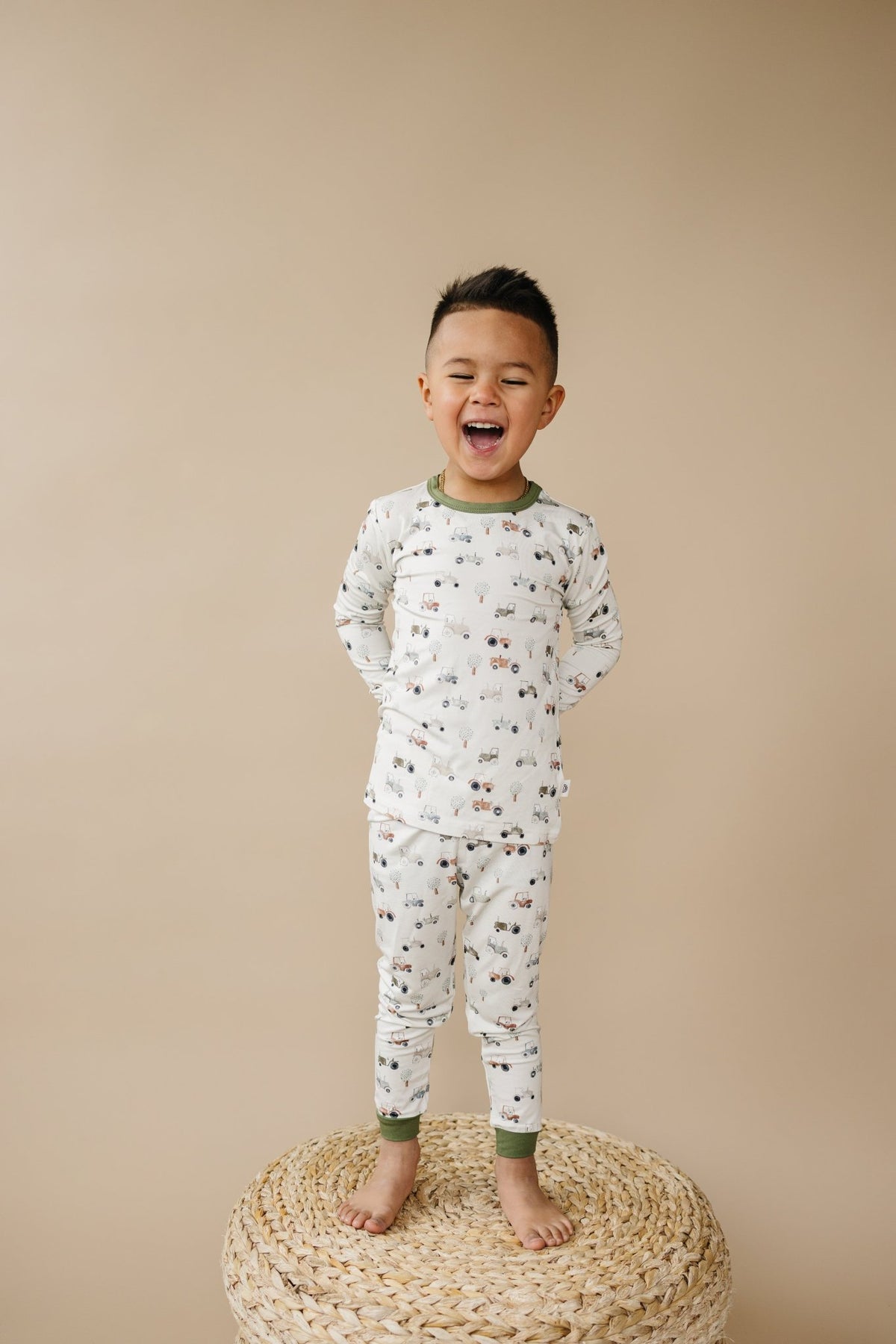 Tiny Tractors 2pc Bamboo Pajamas - Shop Avnu