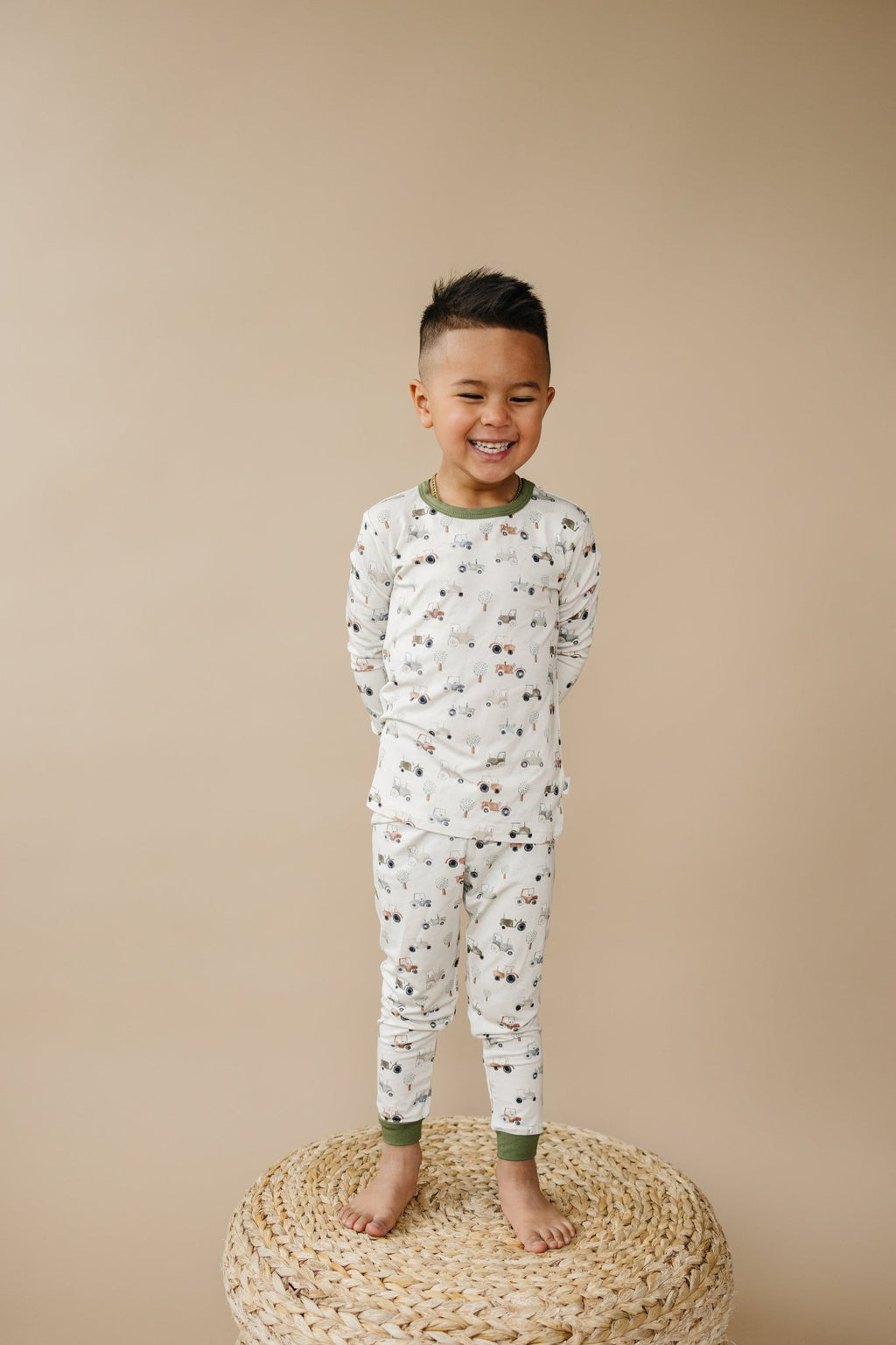 Tiny Tractors 2pc Bamboo Pajamas - Shop Avnu
