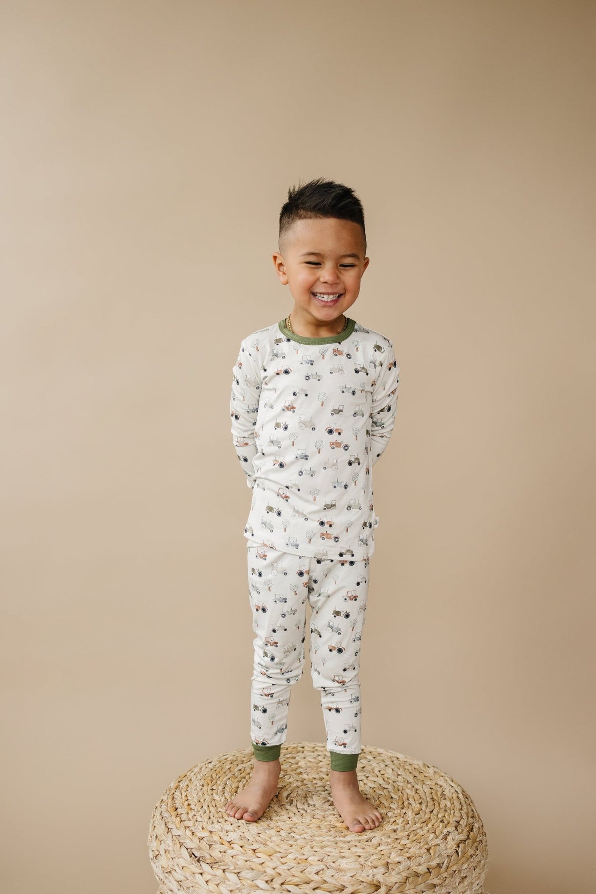 Tiny Tractors 2pc Bamboo Pajamas - Shop Avnu