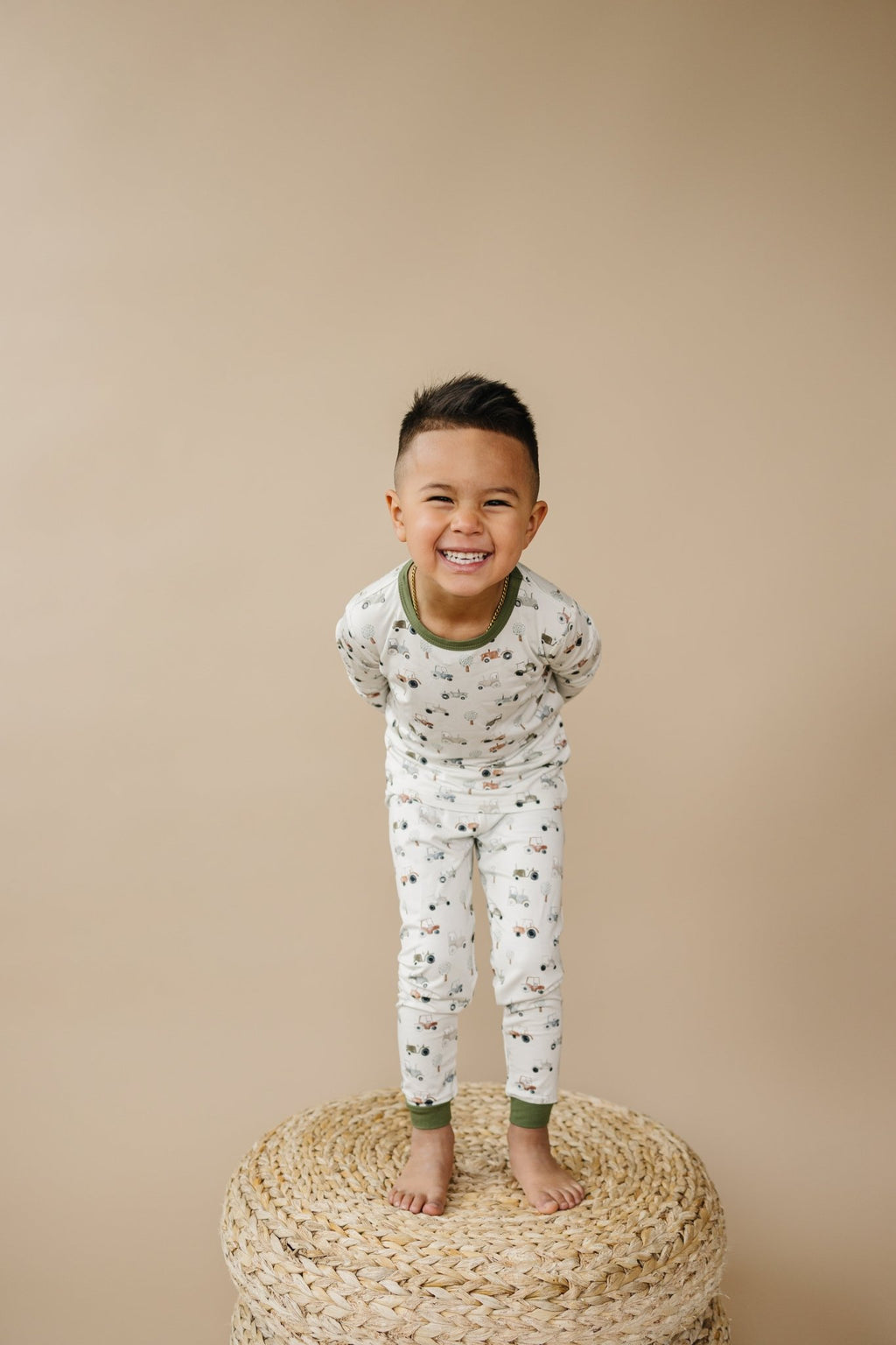 Tiny Tractors 2pc Bamboo Pajamas - Shop Avnu