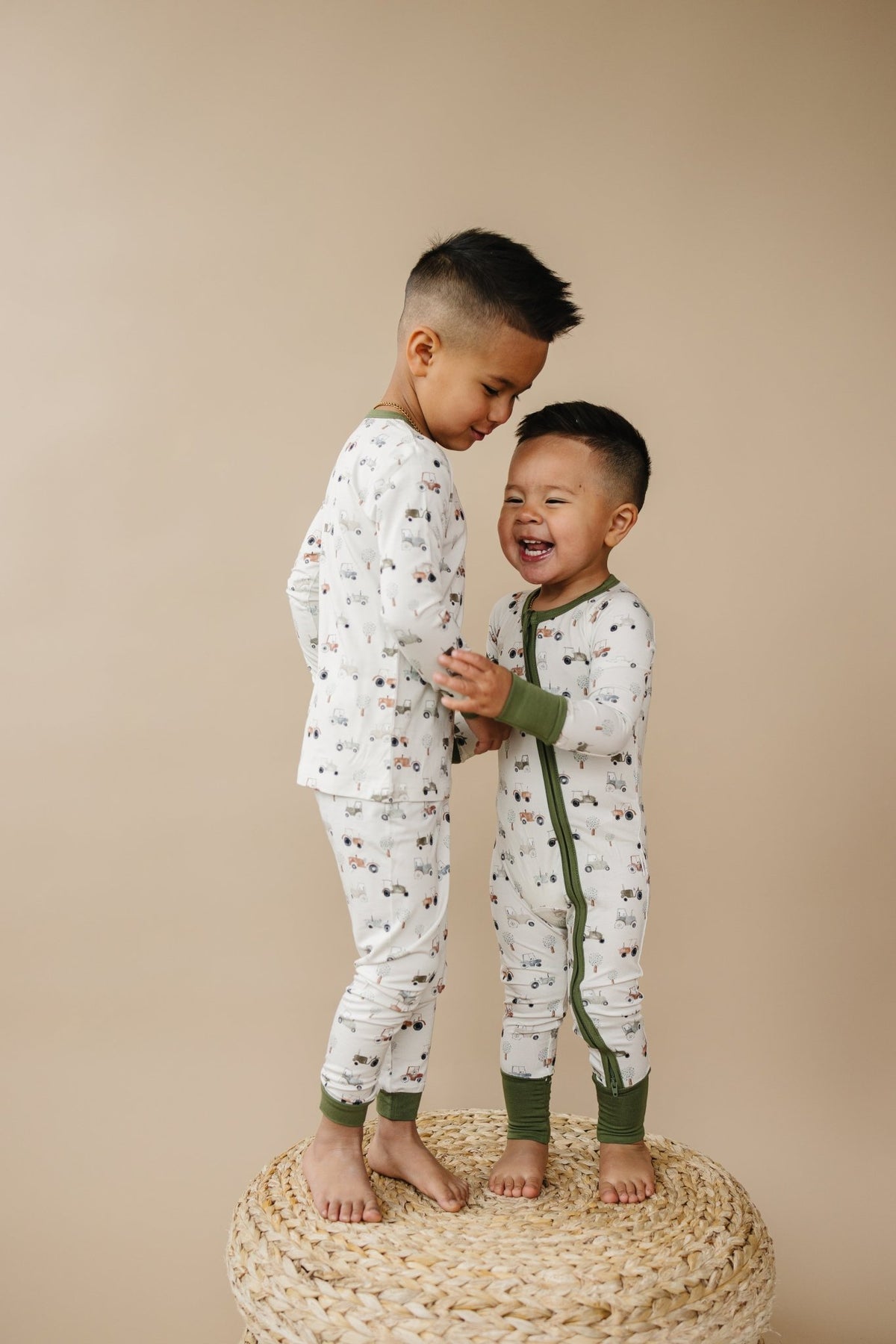 Tiny Tractors 2pc Bamboo Pajamas - Shop Avnu
