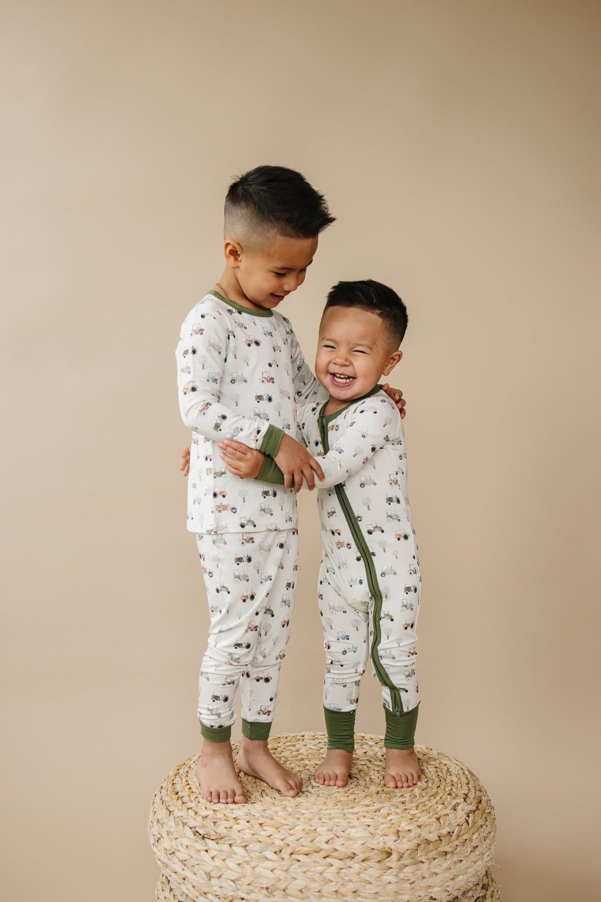 Tiny Tractors 2pc Bamboo Pajamas - Shop Avnu