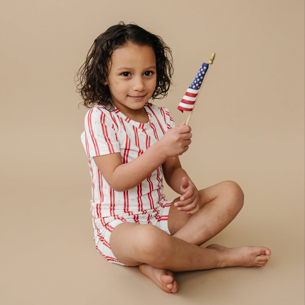 Stars & Stripes 2pc Bamboo Pajamas - Shop Avnu