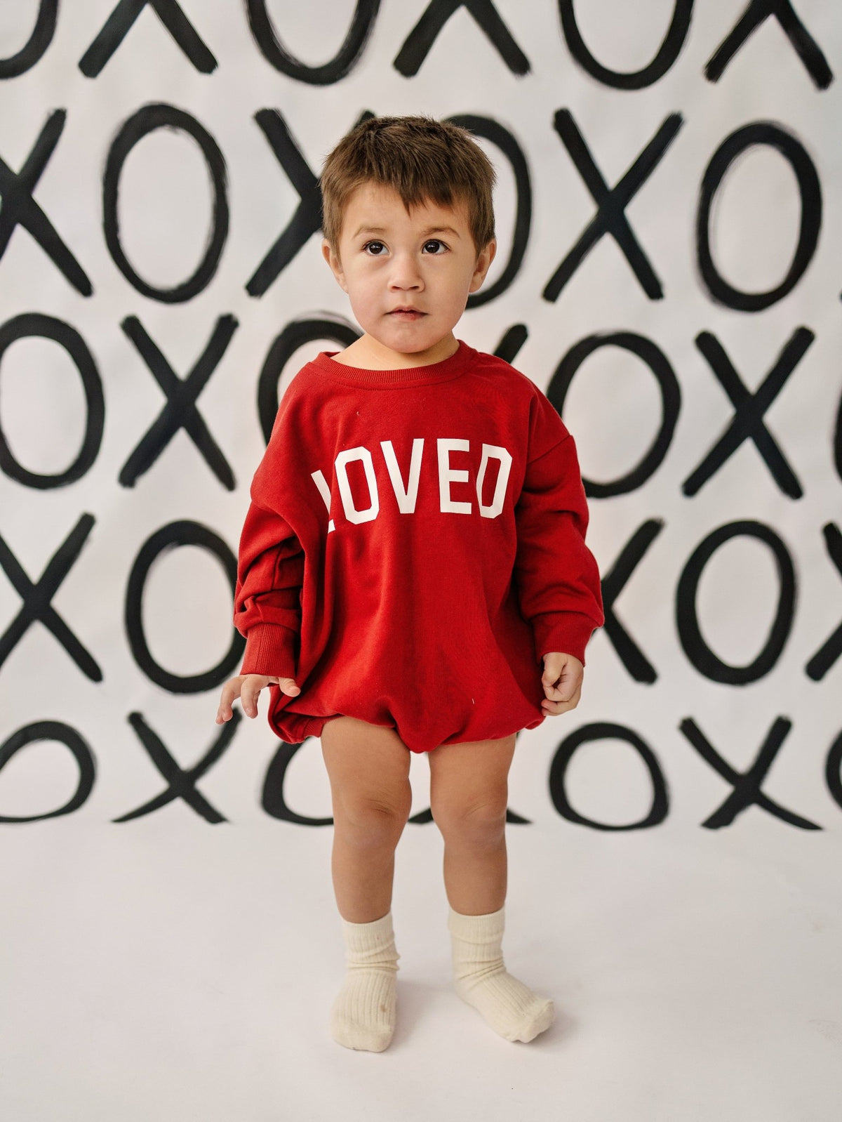 Loved Sweatshirt Romper - more colors - Shop Avnu
