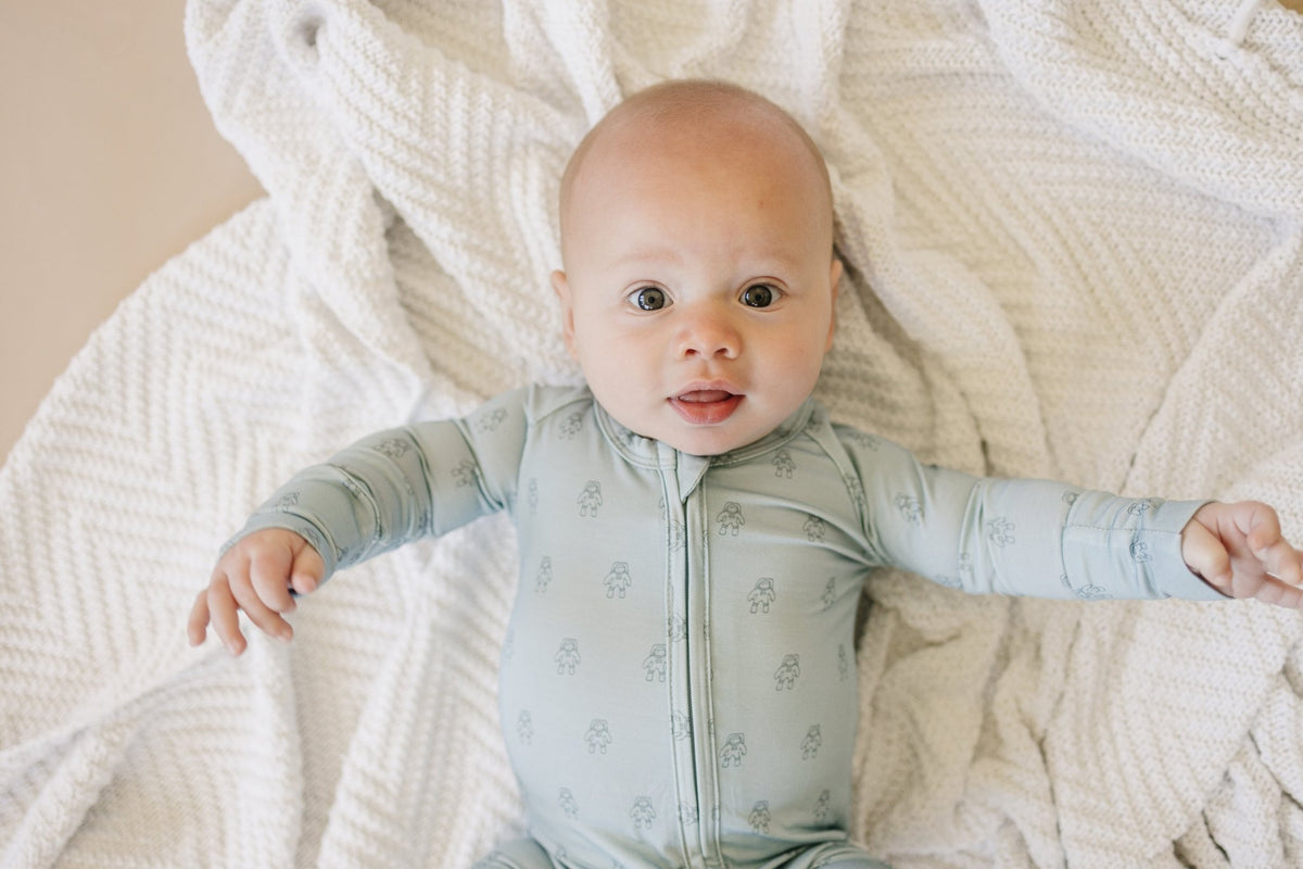 Fly Me to the Moon Bamboo Zippy Pajamas - Shop Avnu
