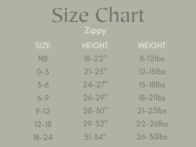 Tiny Trees Ribbed Bamboo Zippy Pajamas - Shop Avnu