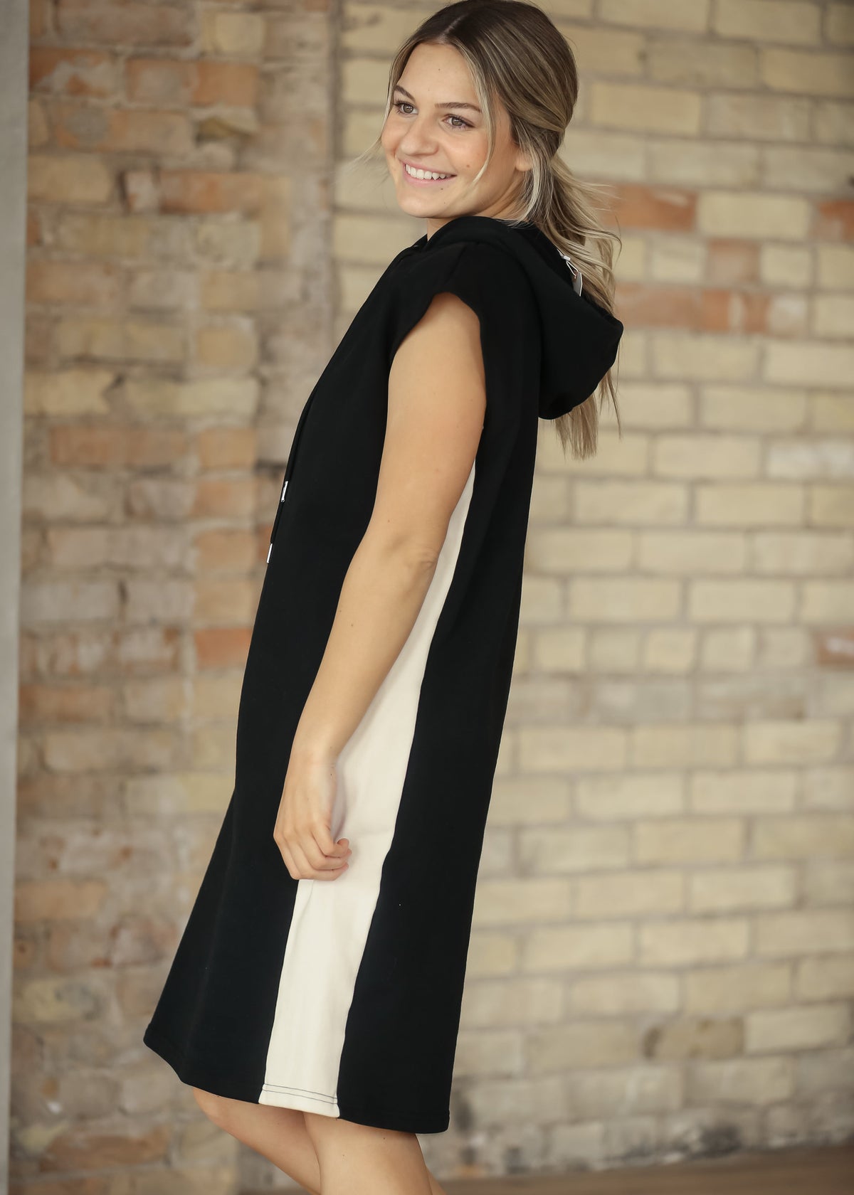 Asher Hooded Sweatshirt Dress