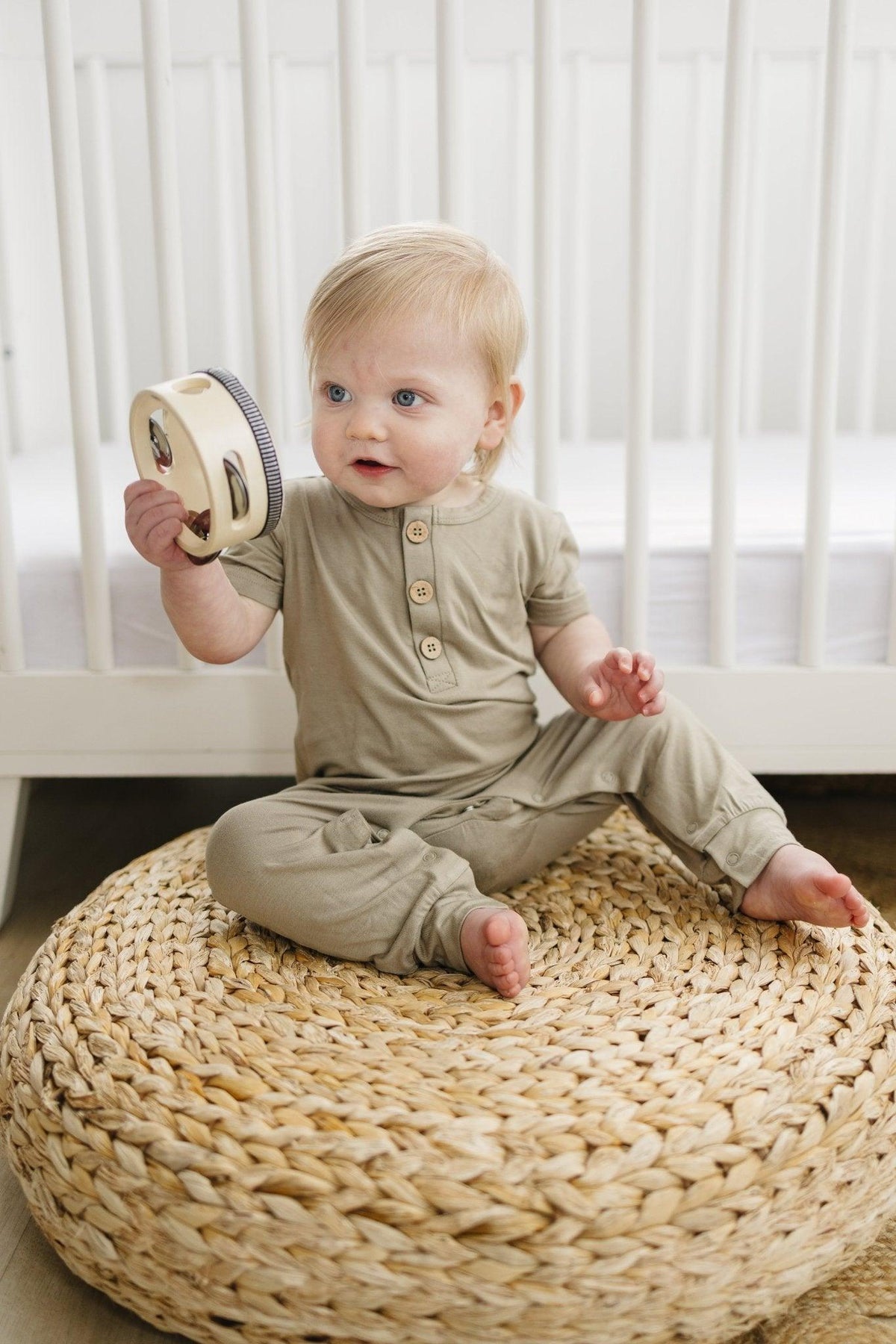 Bamboo Henley Romper - Shop Avnu