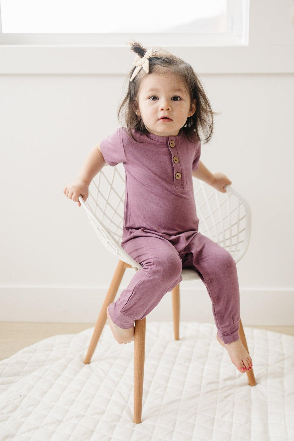 Bamboo Henley Romper - Shop Avnu