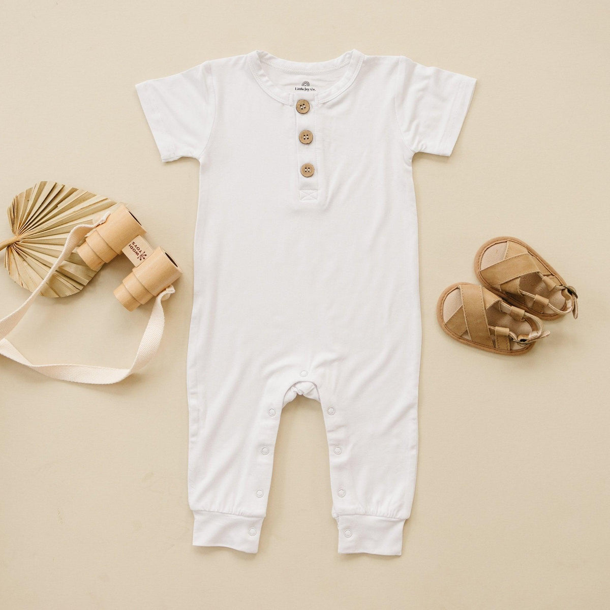 Bamboo Henley Romper - Shop Avnu