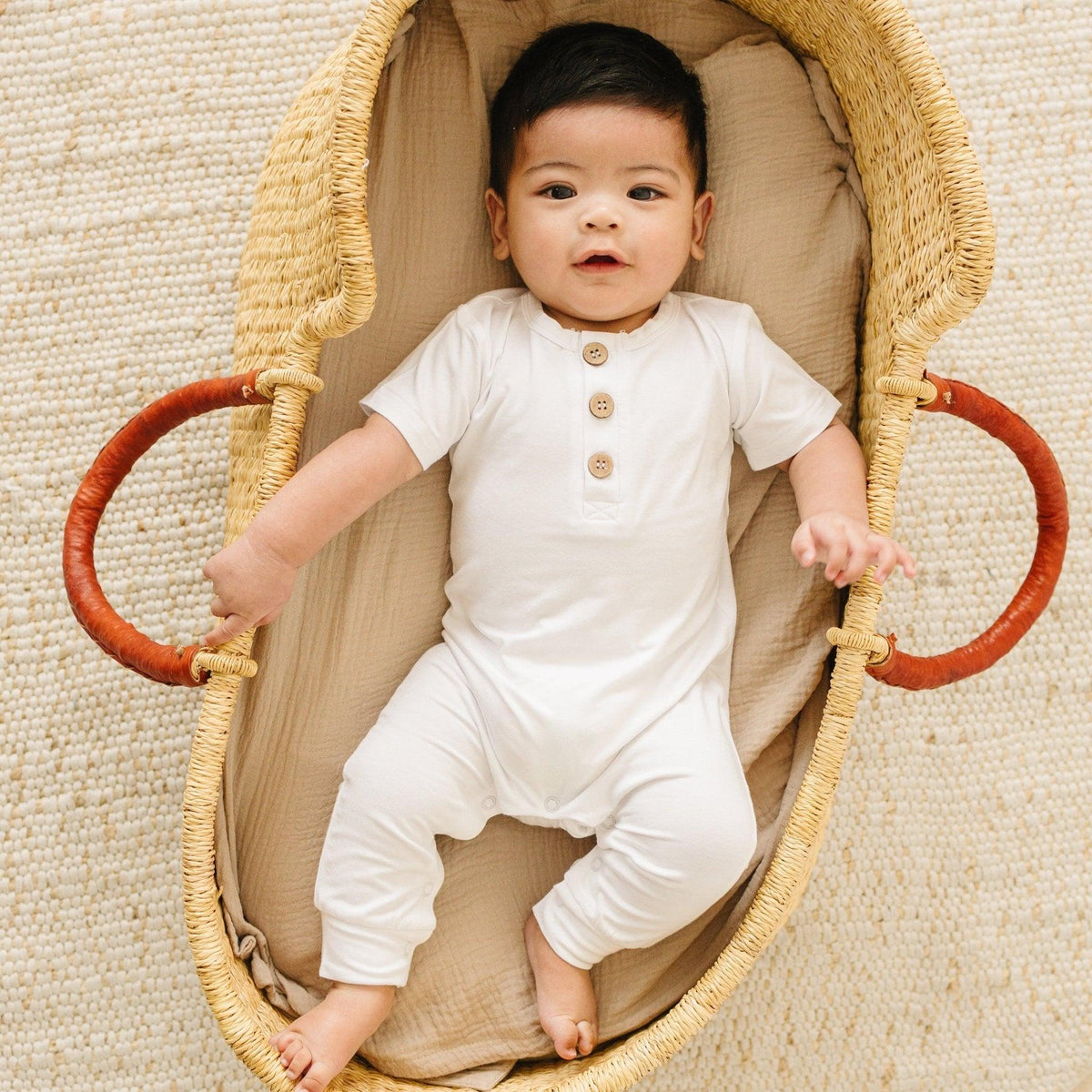 Bamboo Henley Romper - Shop Avnu