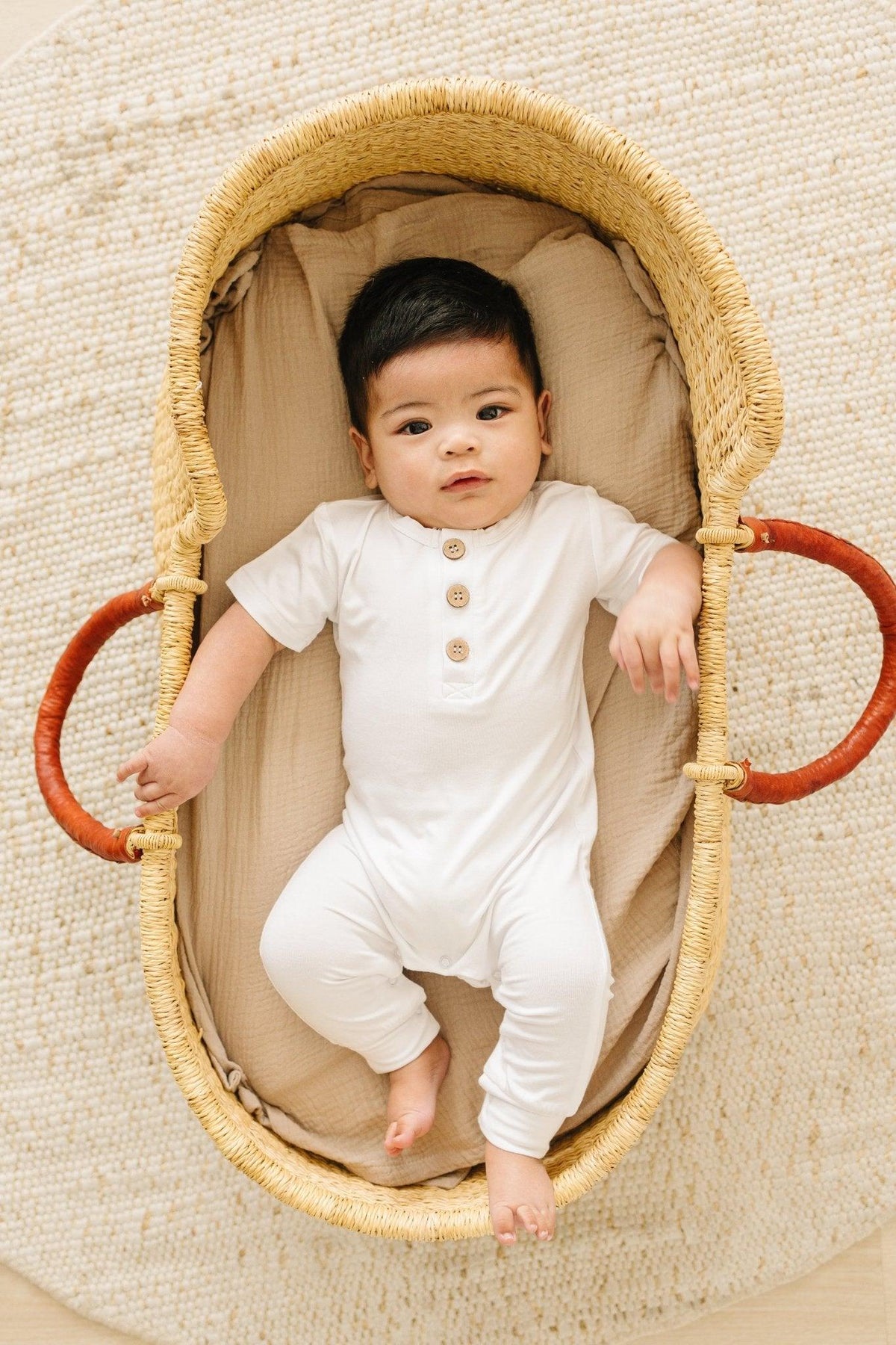 Bamboo Henley Romper - Shop Avnu