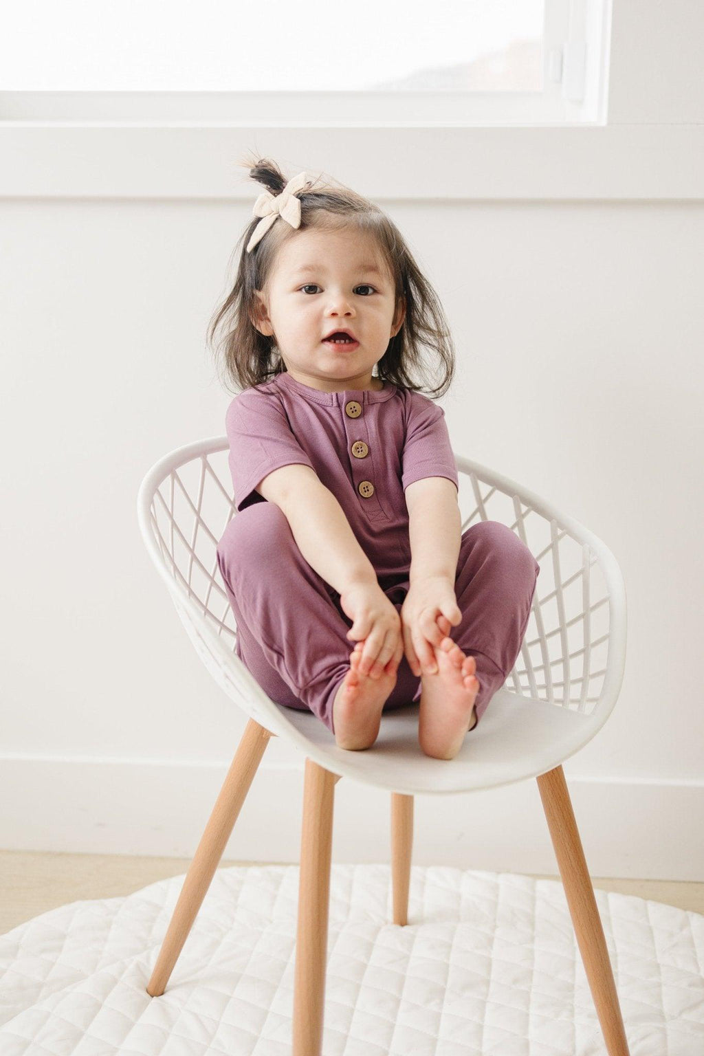 Bamboo Henley Romper - Shop Avnu