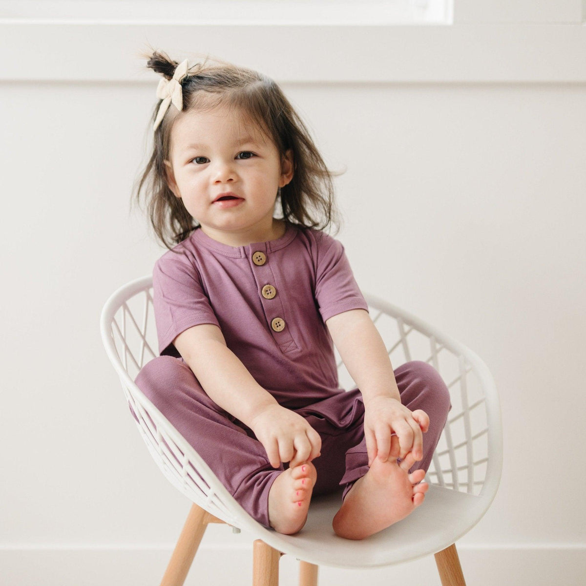 Bamboo Henley Romper - Shop Avnu