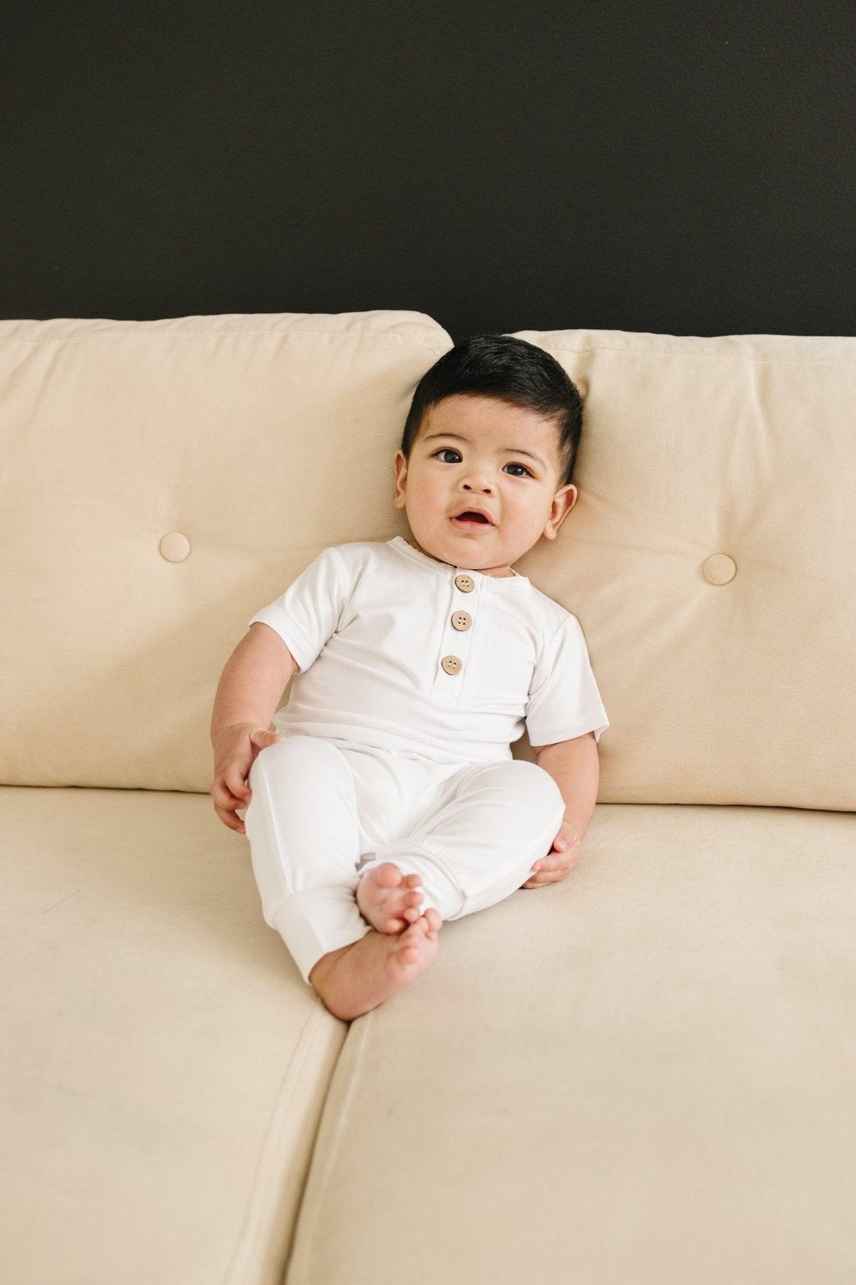 Bamboo Henley Romper - Shop Avnu