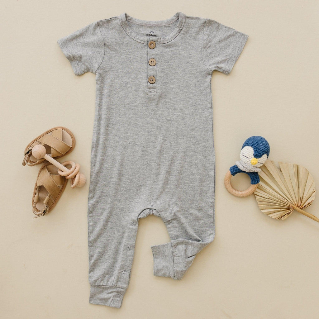 Bamboo Henley Romper - Shop Avnu