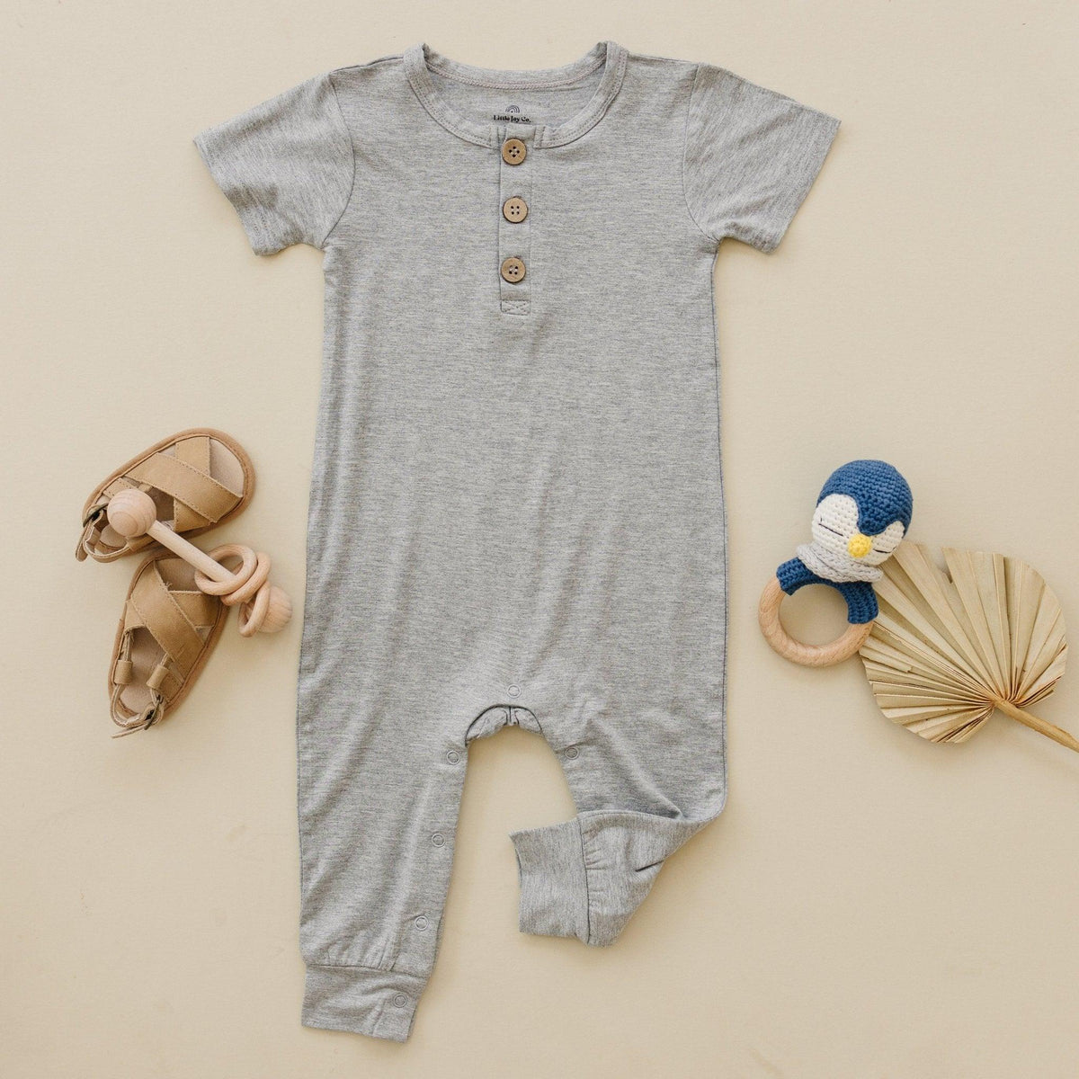 Bamboo Henley Romper - Shop Avnu