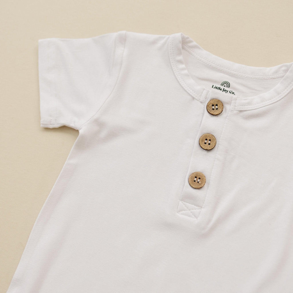 Bamboo Henley Romper - Shop Avnu