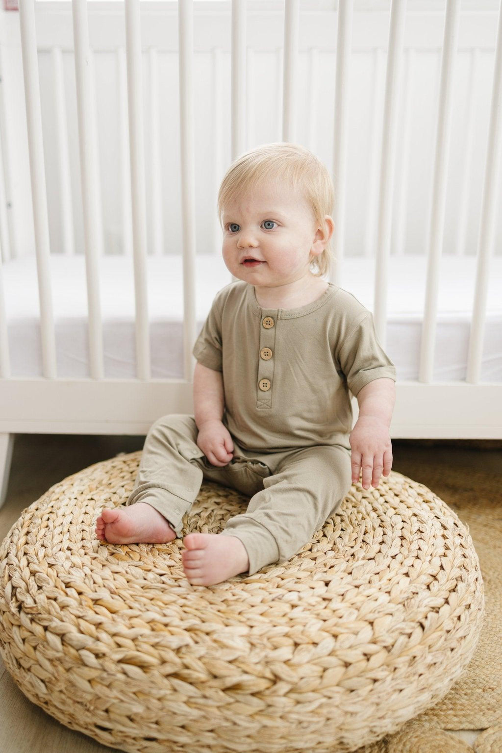 Bamboo Henley Romper - Shop Avnu