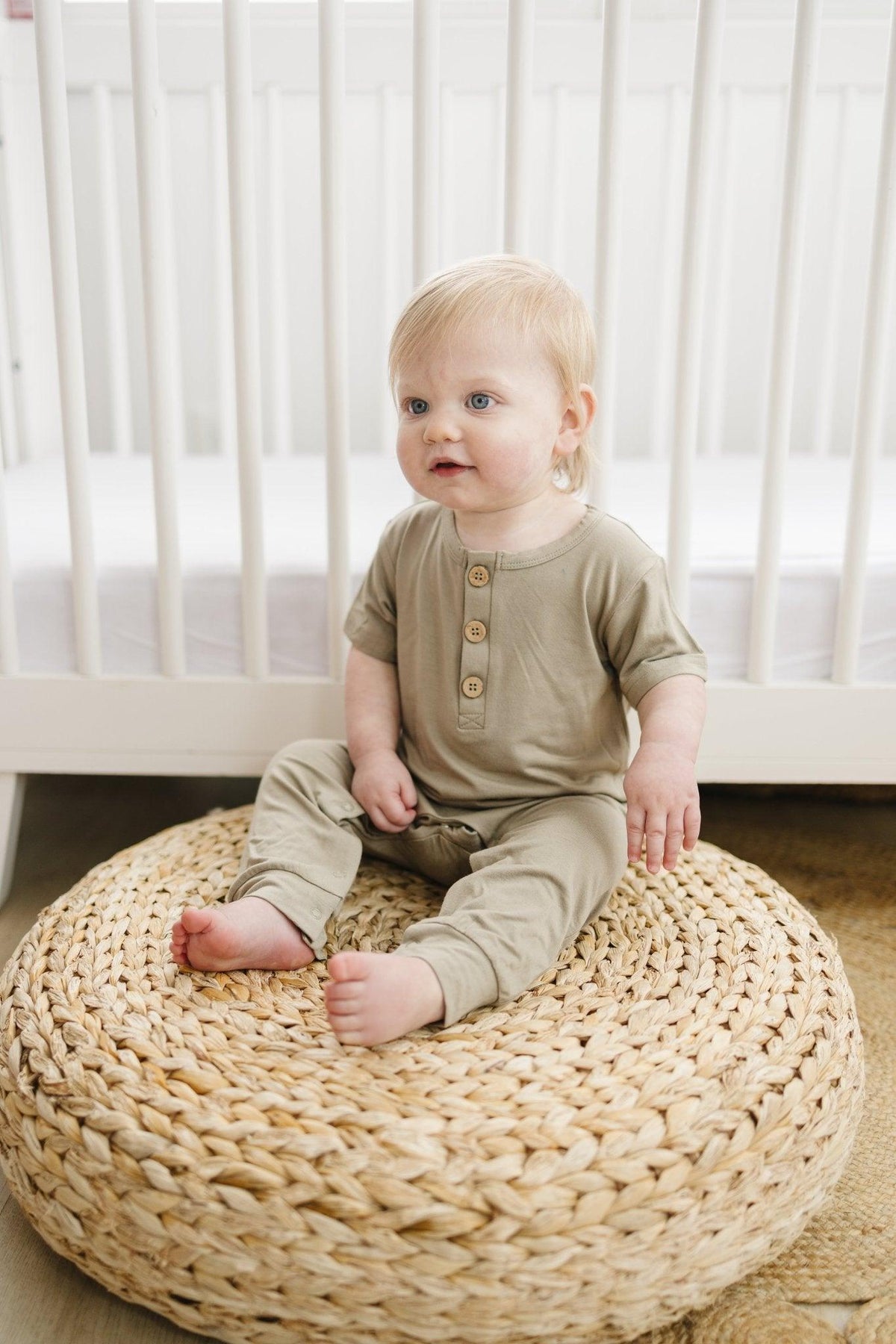 Bamboo Henley Romper - Shop Avnu