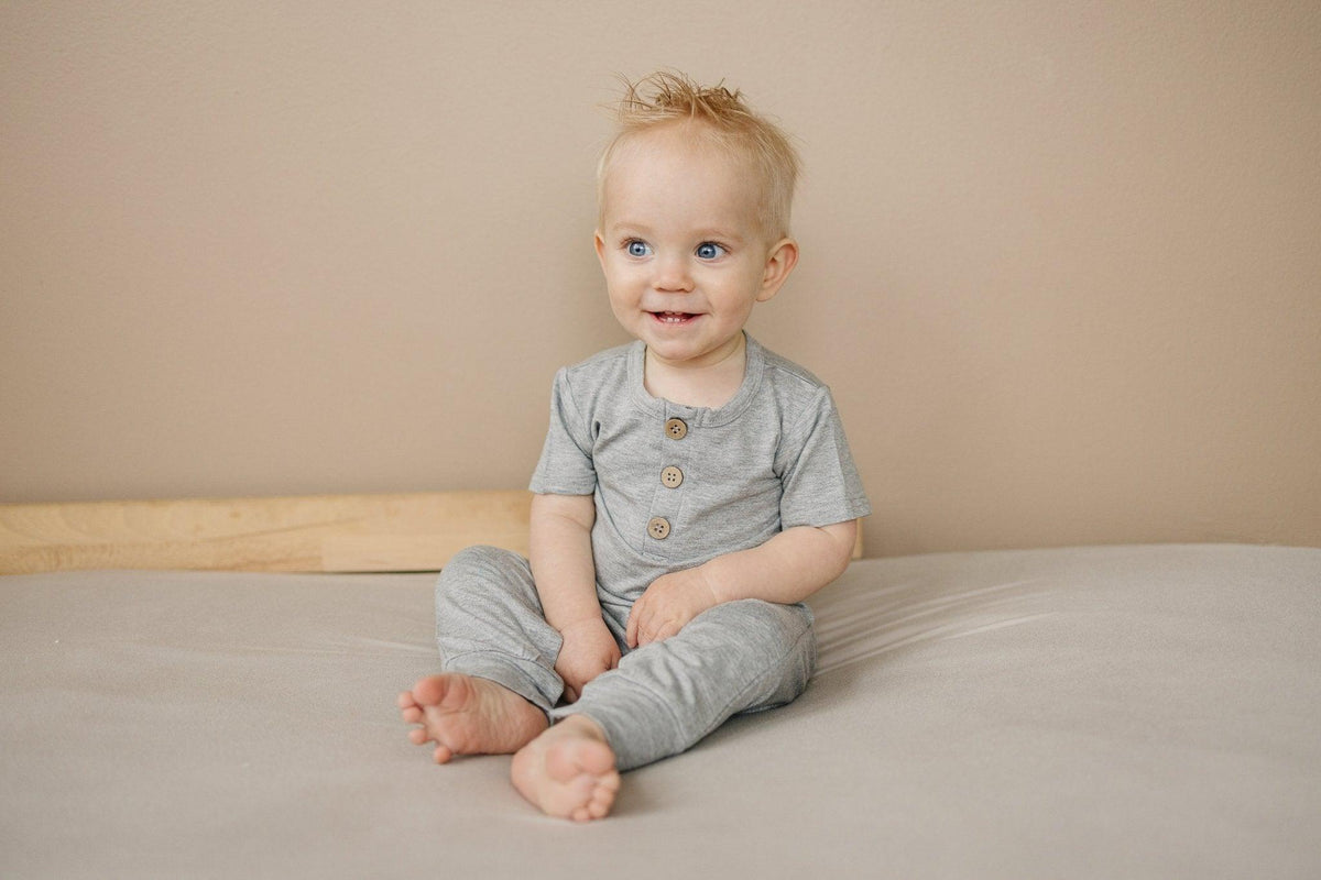 Bamboo Henley Romper - Shop Avnu