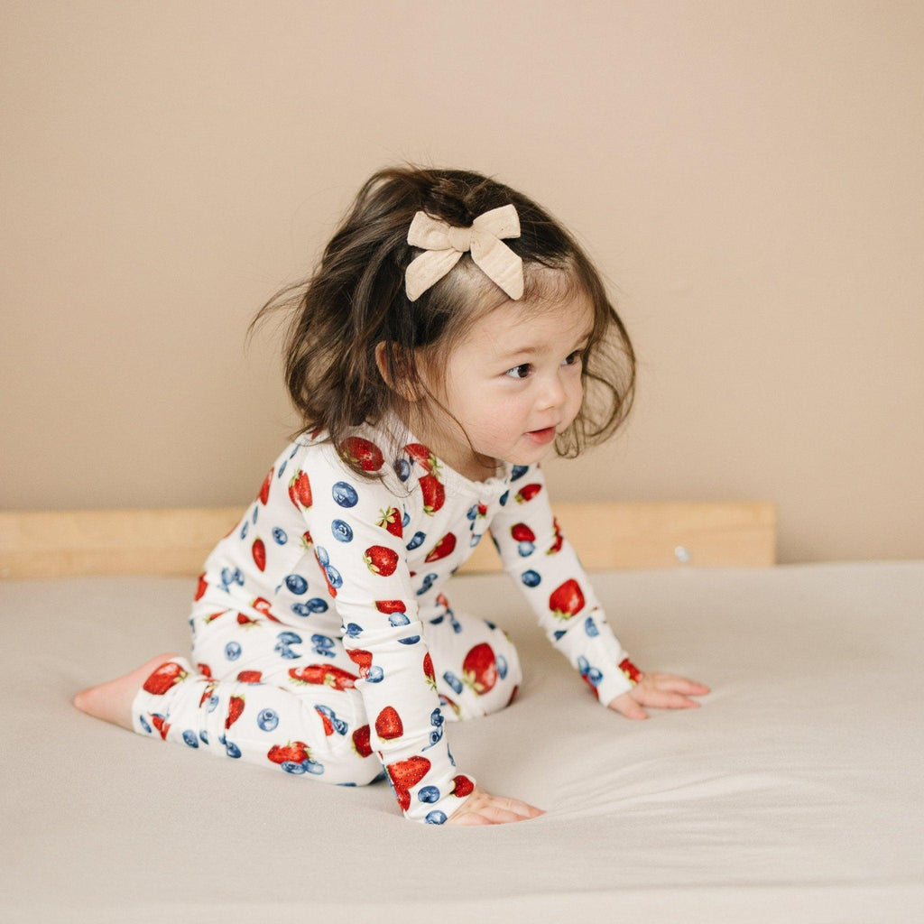 Berry Sweet Bamboo Zippy Romper - Shop Avnu