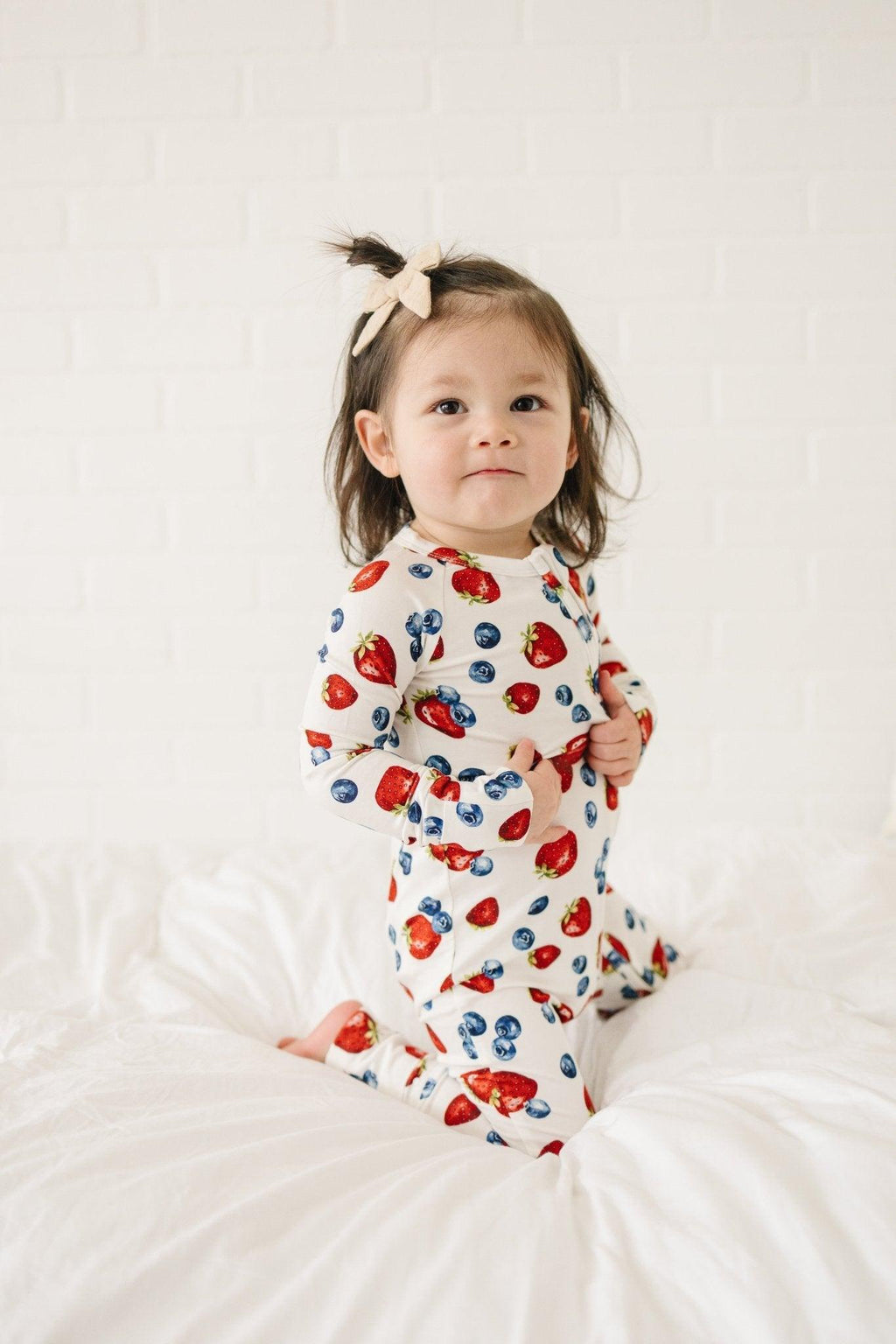 Berry Sweet Bamboo Zippy Romper - Shop Avnu