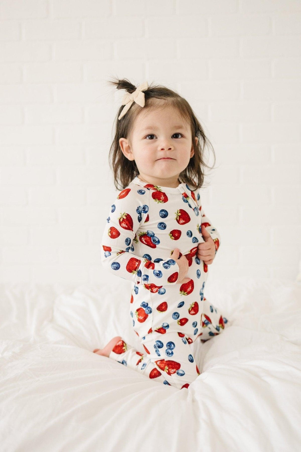 Berry Sweet Bamboo Zippy Romper - Shop Avnu