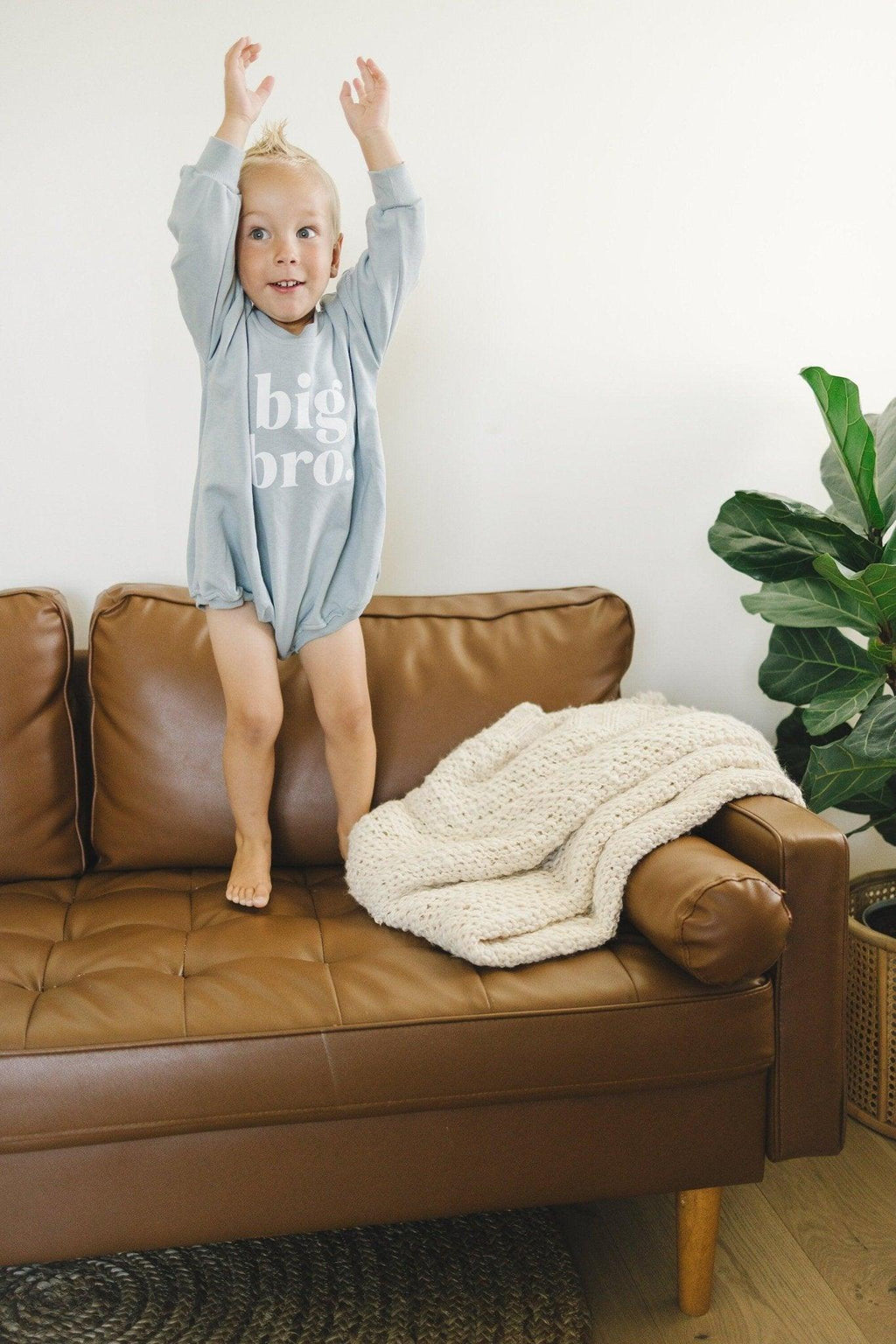 Big Bro Sweatshirt Romper - more colors - Shop Avnu