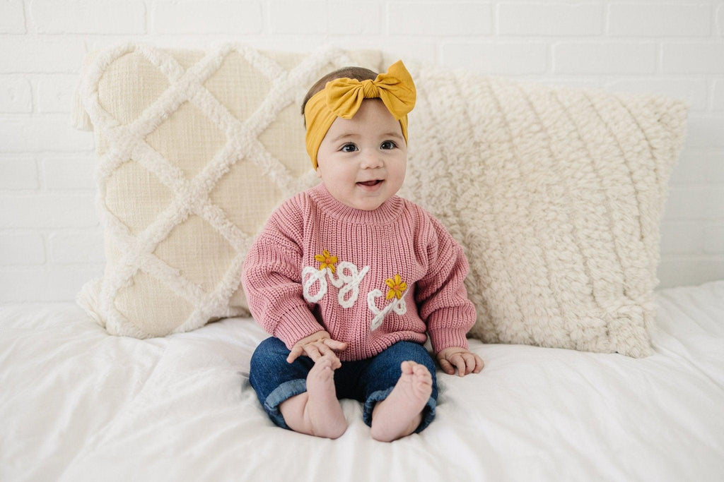 Big Sis Hand Embroidered Sweater - Shop Avnu