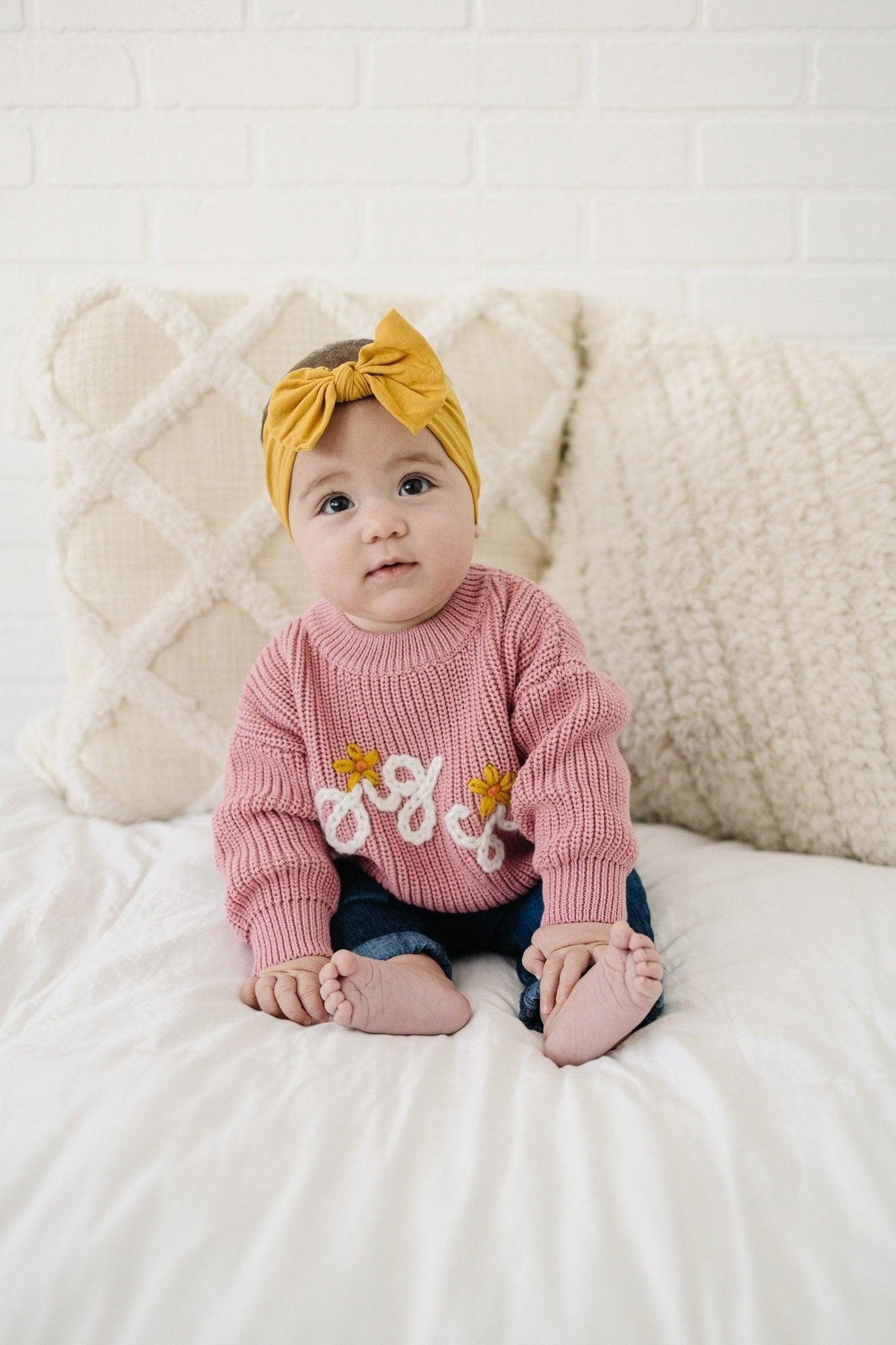 Big Sis Hand Embroidered Sweater - Shop Avnu