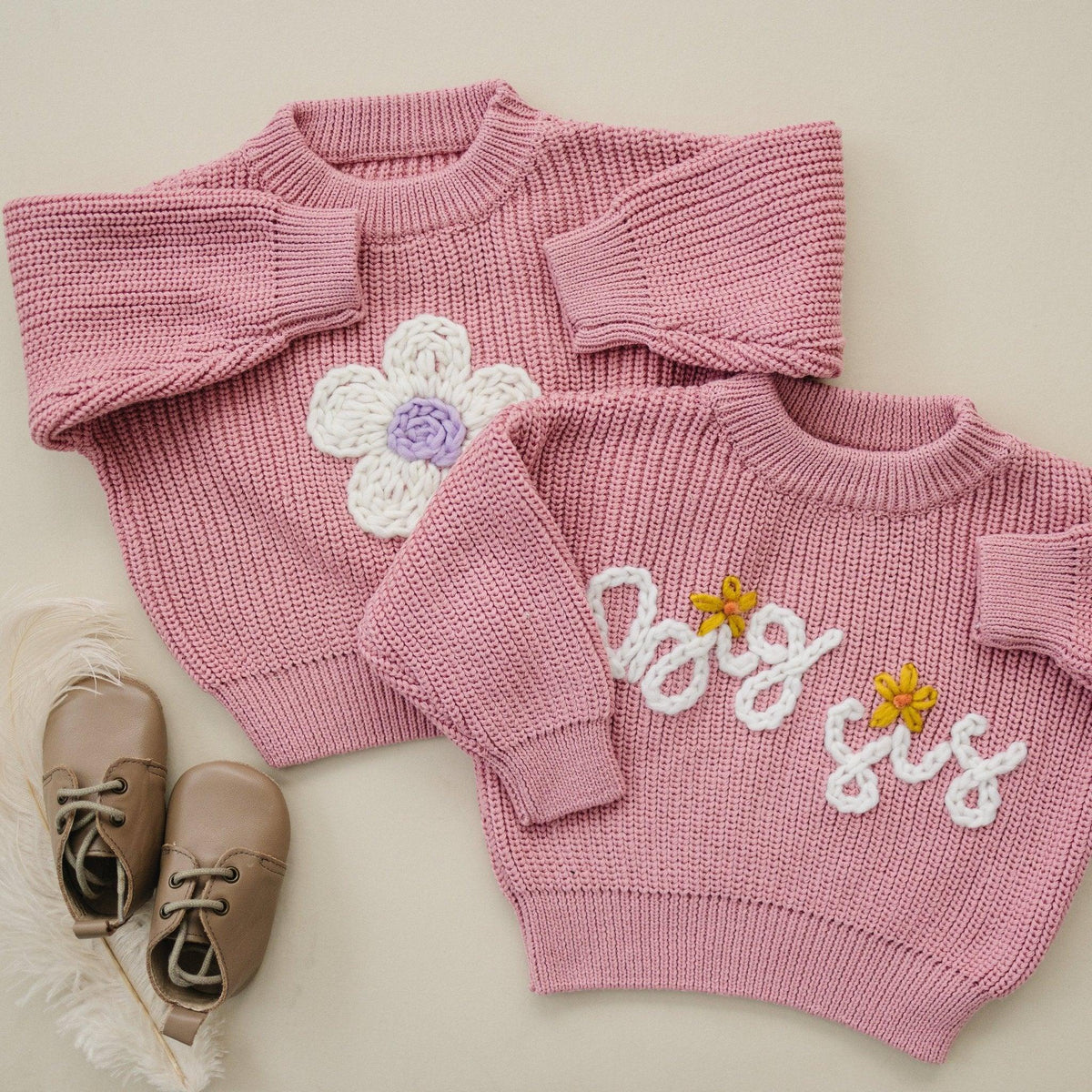 Big Sis Hand Embroidered Sweater - Shop Avnu