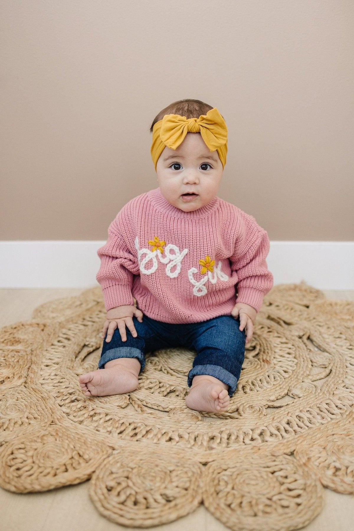 Big Sis Hand Embroidered Sweater - Shop Avnu