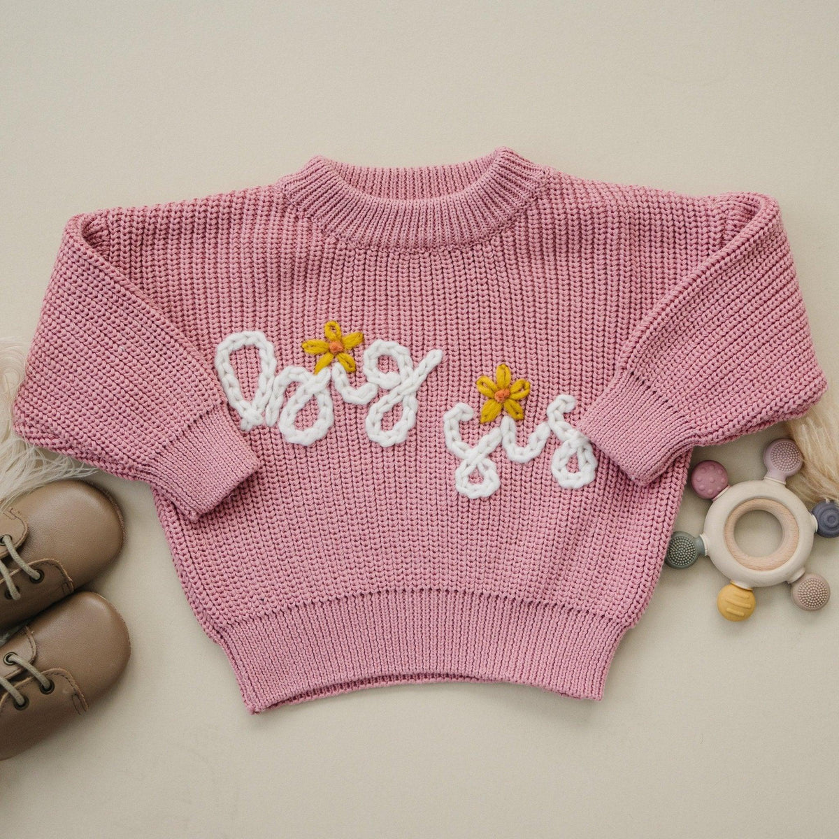Big Sis Hand Embroidered Sweater - Shop Avnu