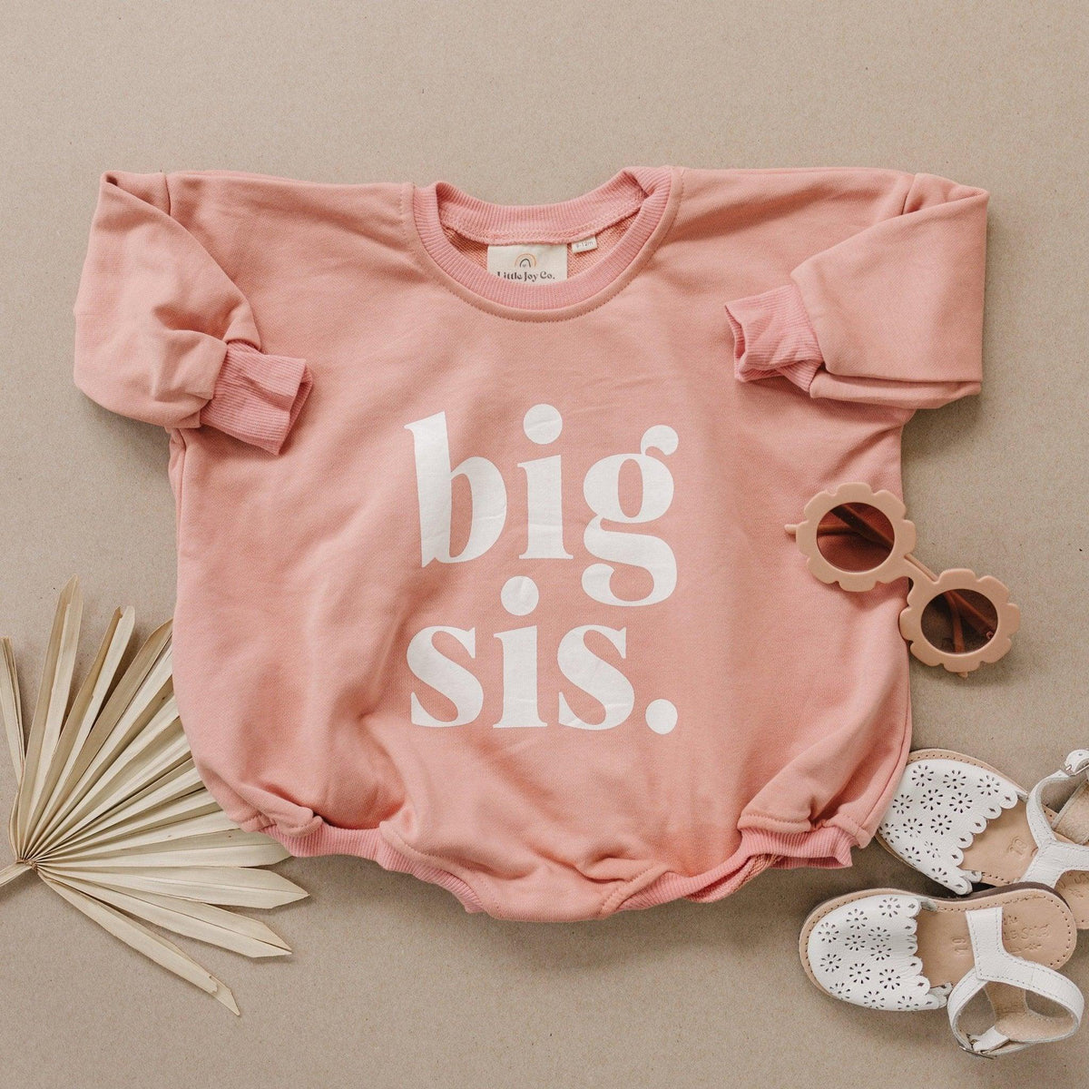 Big Sis Sweatshirt Romper - more colors - Shop Avnu