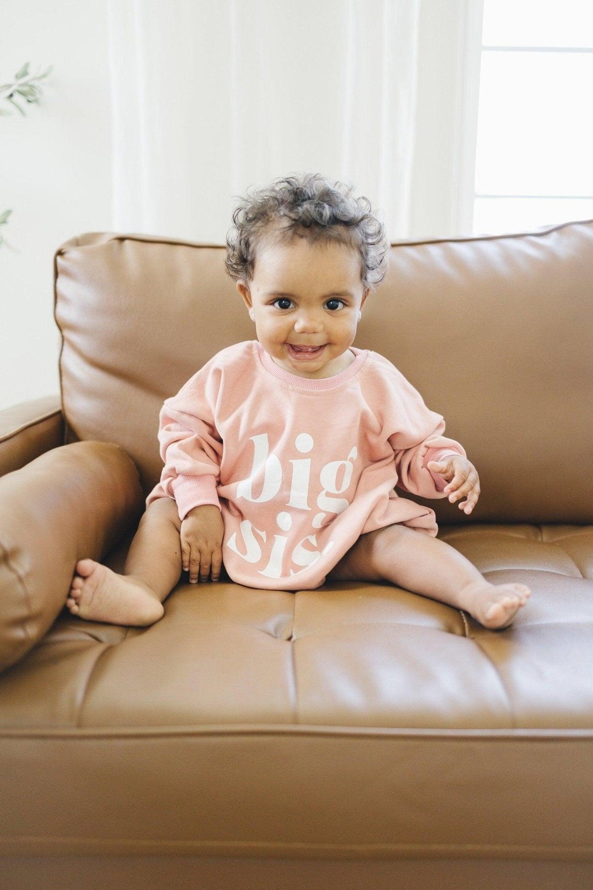 Big Sis Sweatshirt Romper - more colors - Shop Avnu